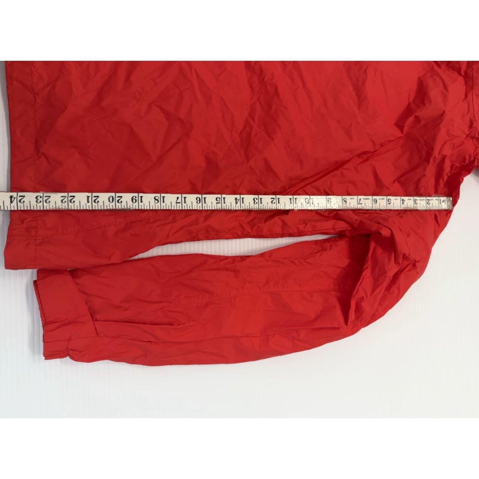 Pinko Columbia Windbreaker Jacket Womens Small Red Hooded Full Zip Lightweight Packable Size S / US 4 / IT 40 - 6 Thumbnail