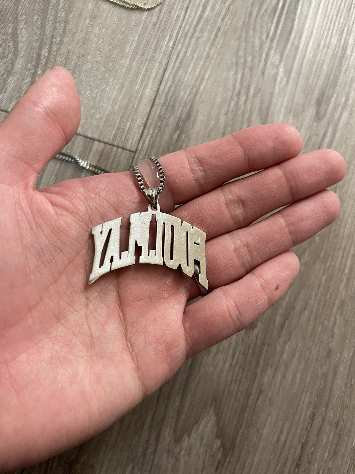 Foulplay Company Foulplay College Logo Micro Pendant Silver Size ONE SIZE - 2 Thumbnail