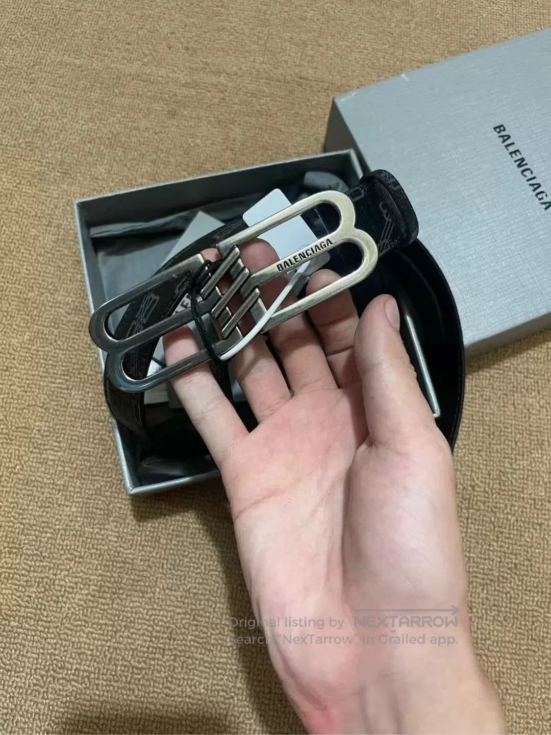 Balenciaga Balenciaga Double B Belt with Tag. Size ONE SIZE - 1 Thumbnail