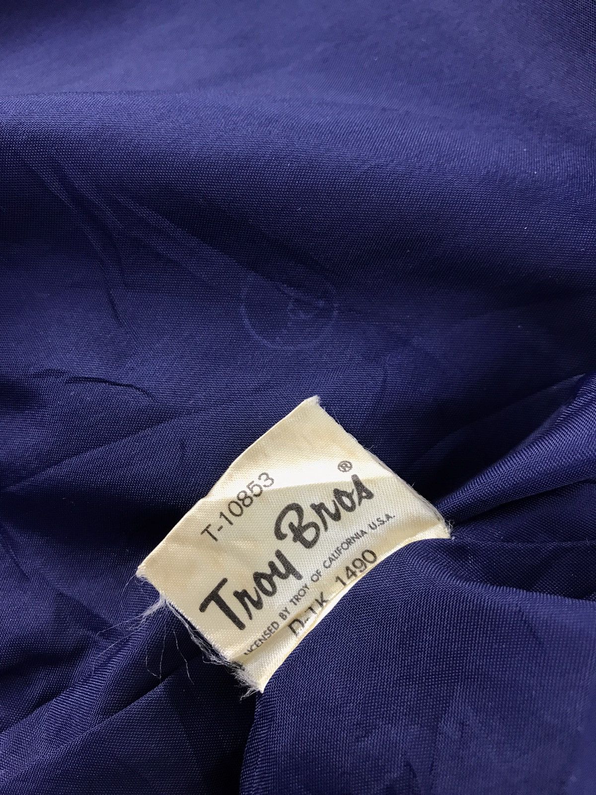Leather 90s Troy Bros California Varsity Jacket Leather Sleeve Size US S / EU 44-46 / 1 - 8 Thumbnail