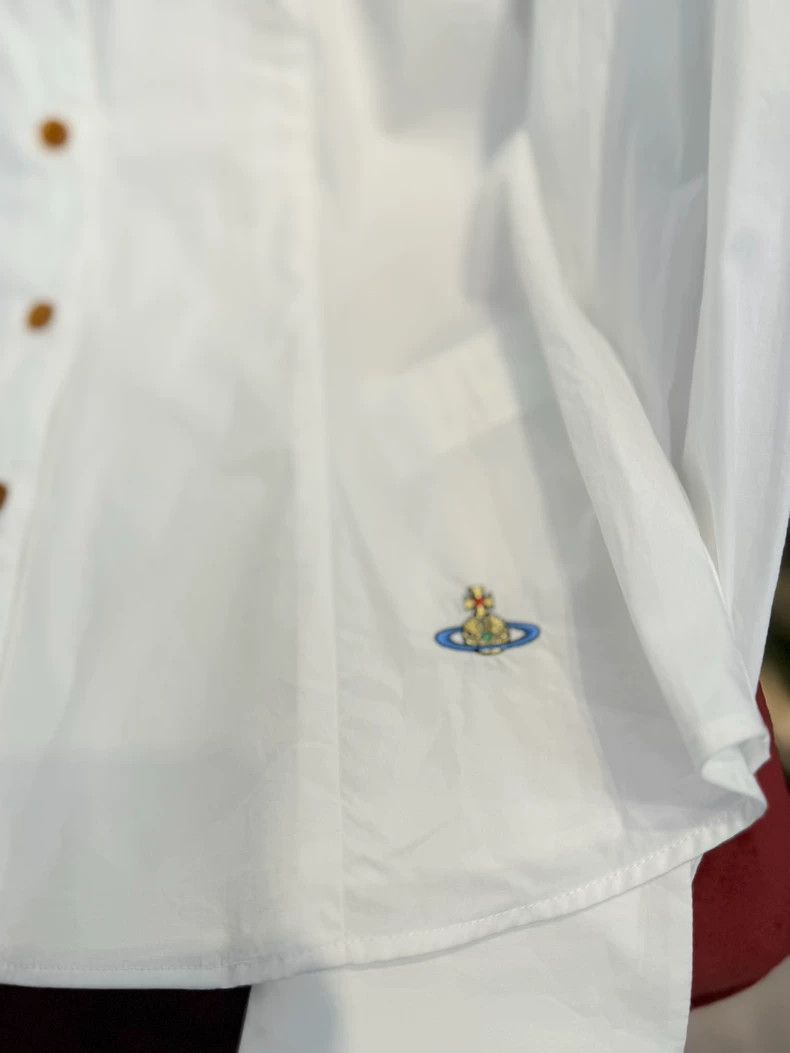 Vivienne Westwood Vivienne Westwood White shirt with hollowed out heart on t Size M / US 6-8 / IT 42-44 - 8 Thumbnail