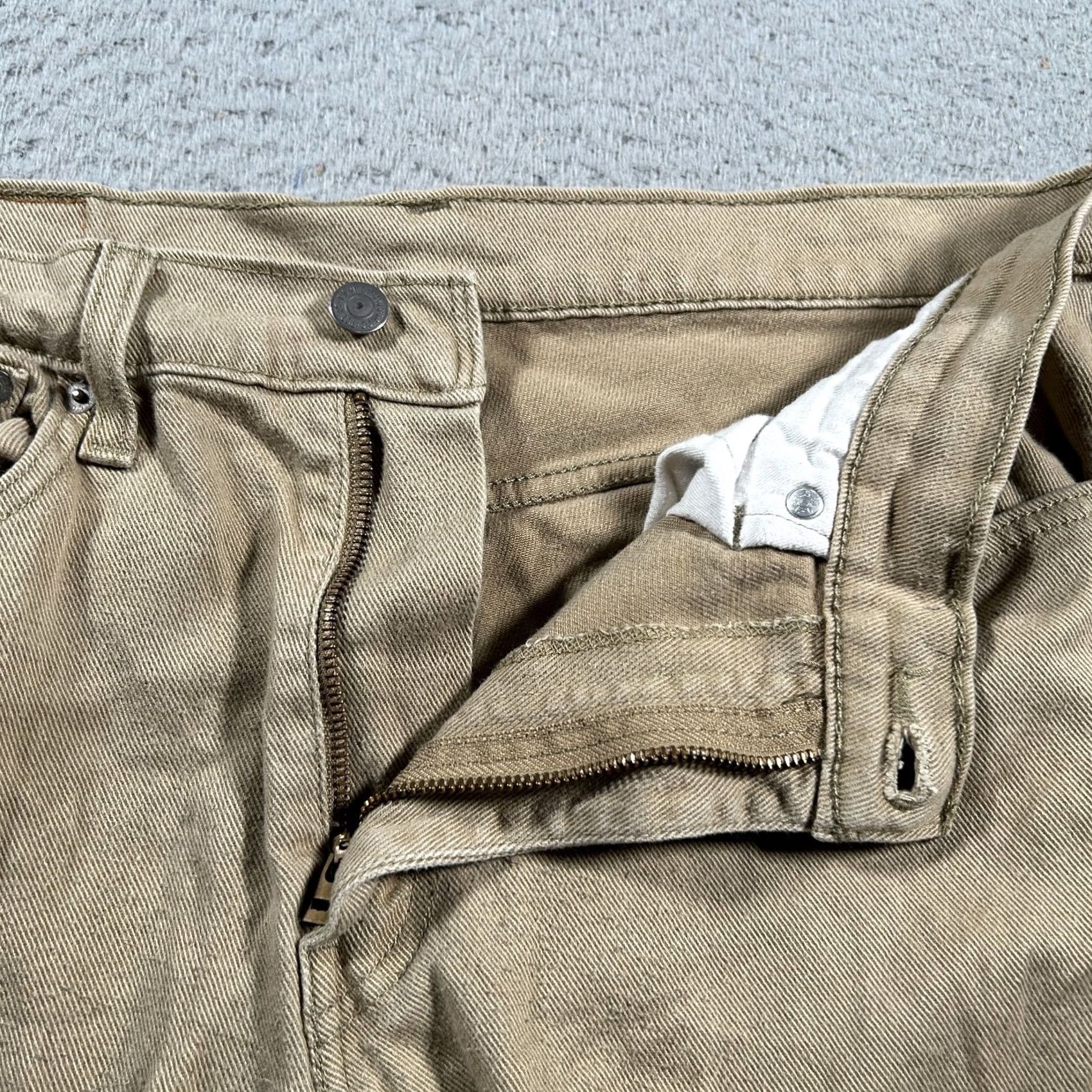 Levi's Levi's 512 Jeans Men 32x31 Tan Slim Fit Tapered Leg Stretch White Tab Casual Jeans Size US 32 / EU 48 - 7 Thumbnail