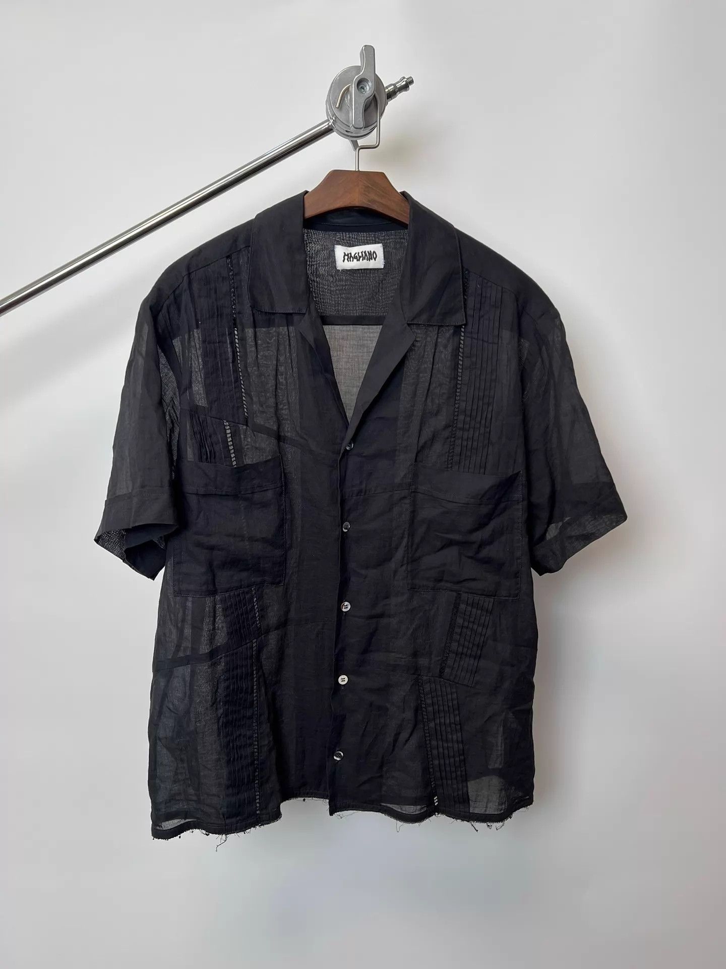 Magliano Magliano Black Lace Shirt M Size US M / EU 48-50 / 2 - 1 Thumbnail