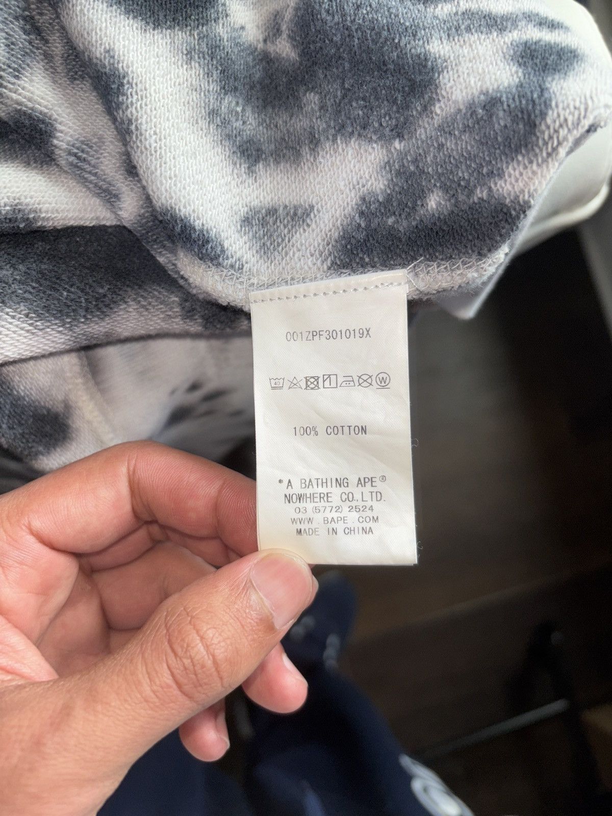 Bape PONR Tye Dye Bape Hoodie Size US M / EU 48-50 / 2 - 7 Thumbnail