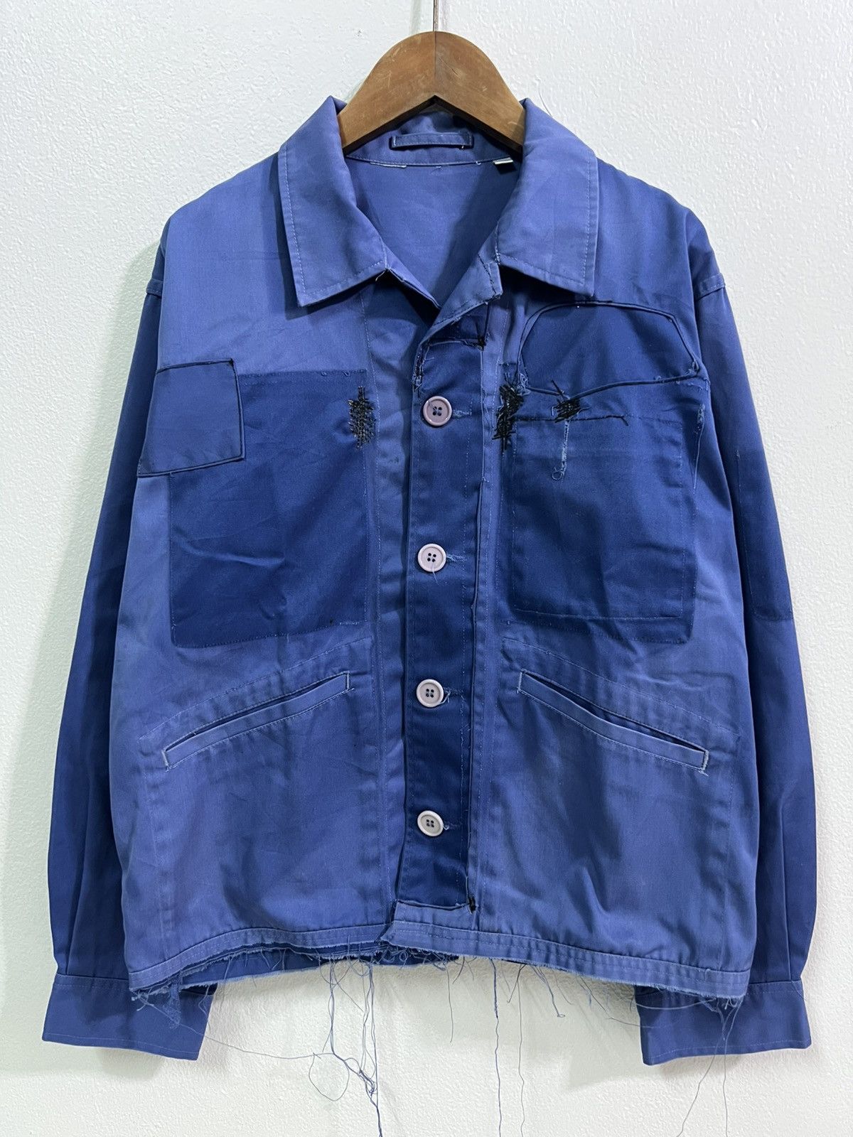Vintage Sun Faded Vintage Works Jacket Patchwork Distressed Size US M / EU 48-50 / 2 - 3 Thumbnail