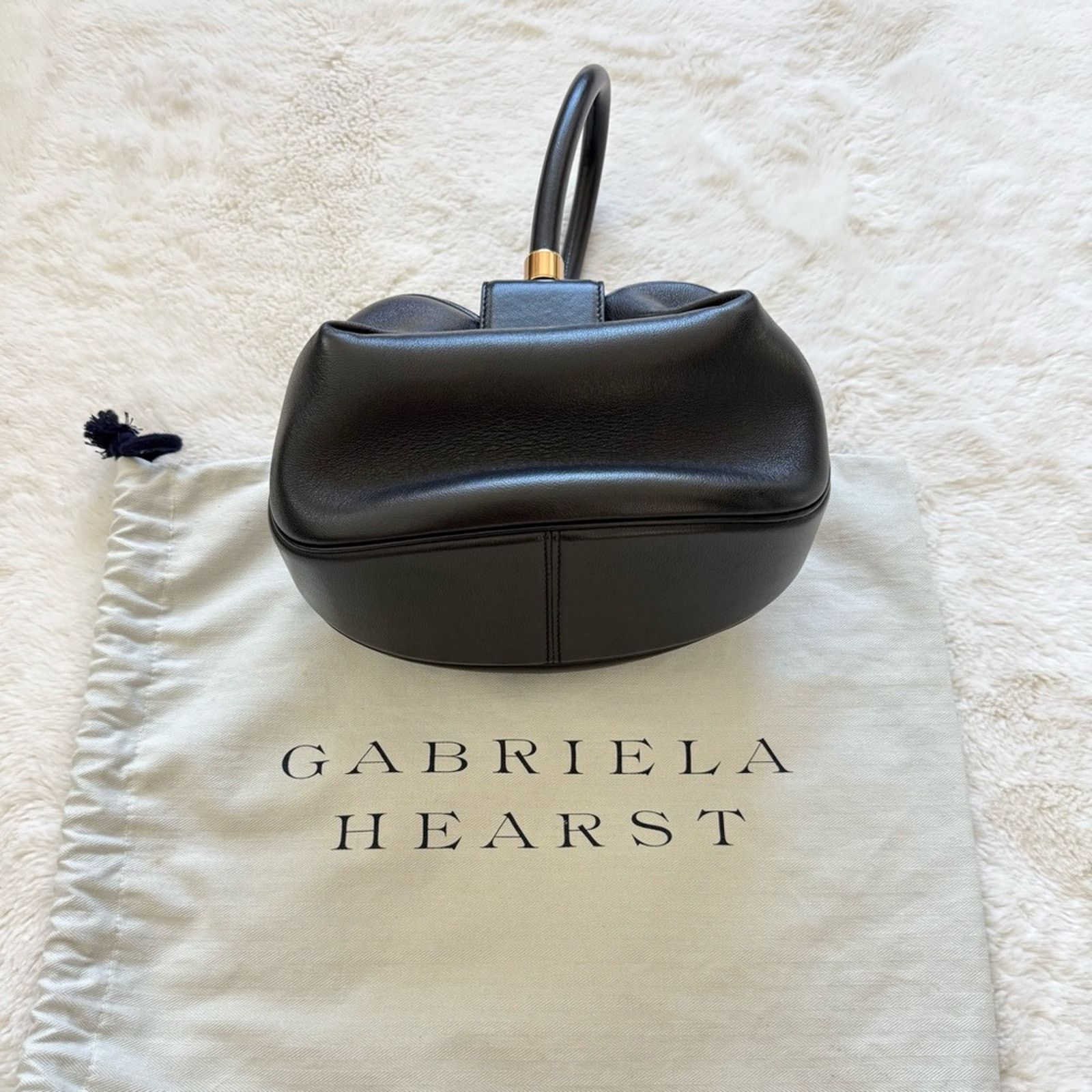 Gabriela Hearst Gabriela Hearst Nina Black Nappa leather Authentic 3200$ Size ONE SIZE - 12 Thumbnail