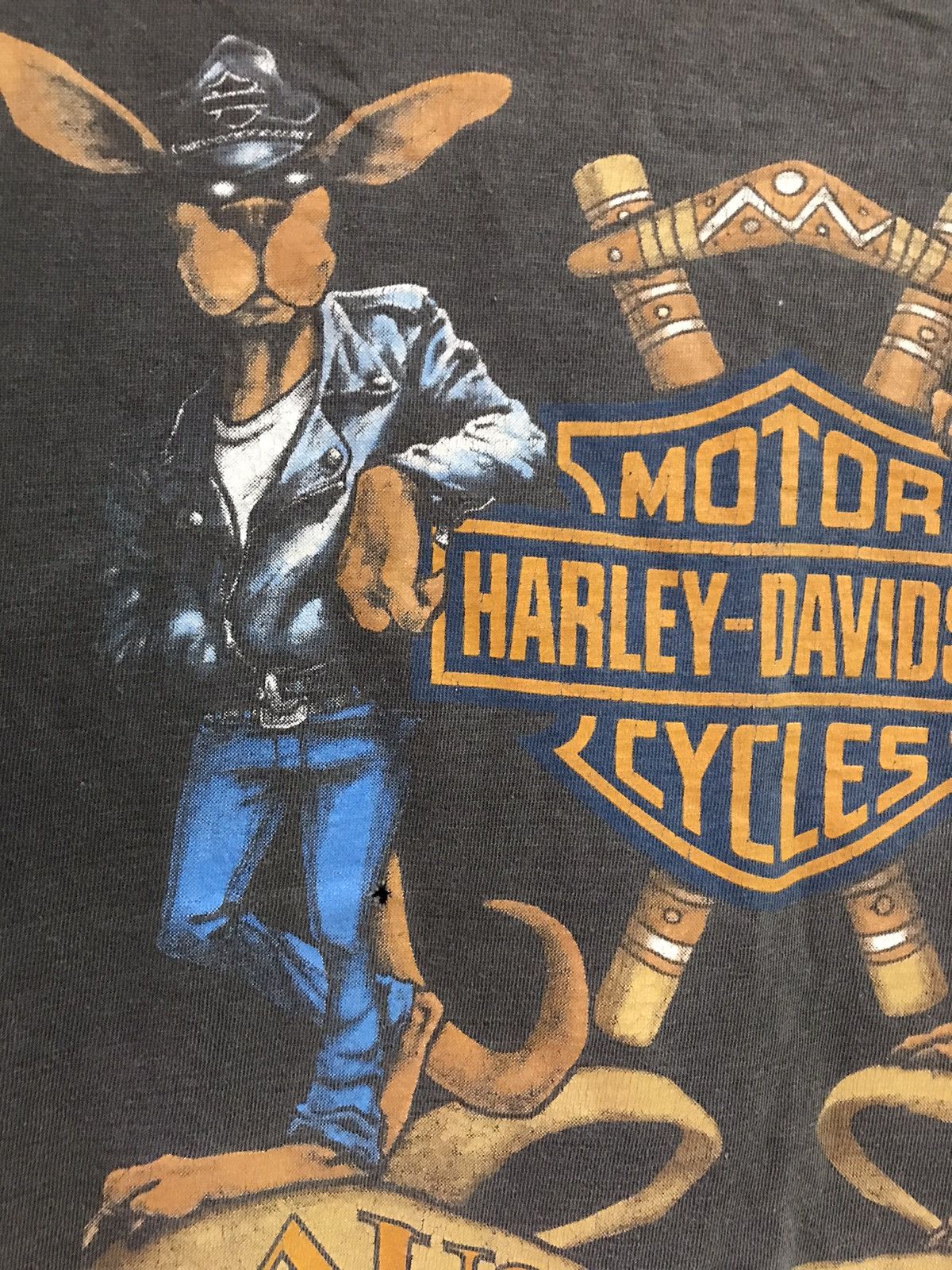 Acme Clothing Vintage 90s Harley Davidson Sydney Australia Tee Shirt L Size US L / EU 52-54 / 3 - 3 Thumbnail