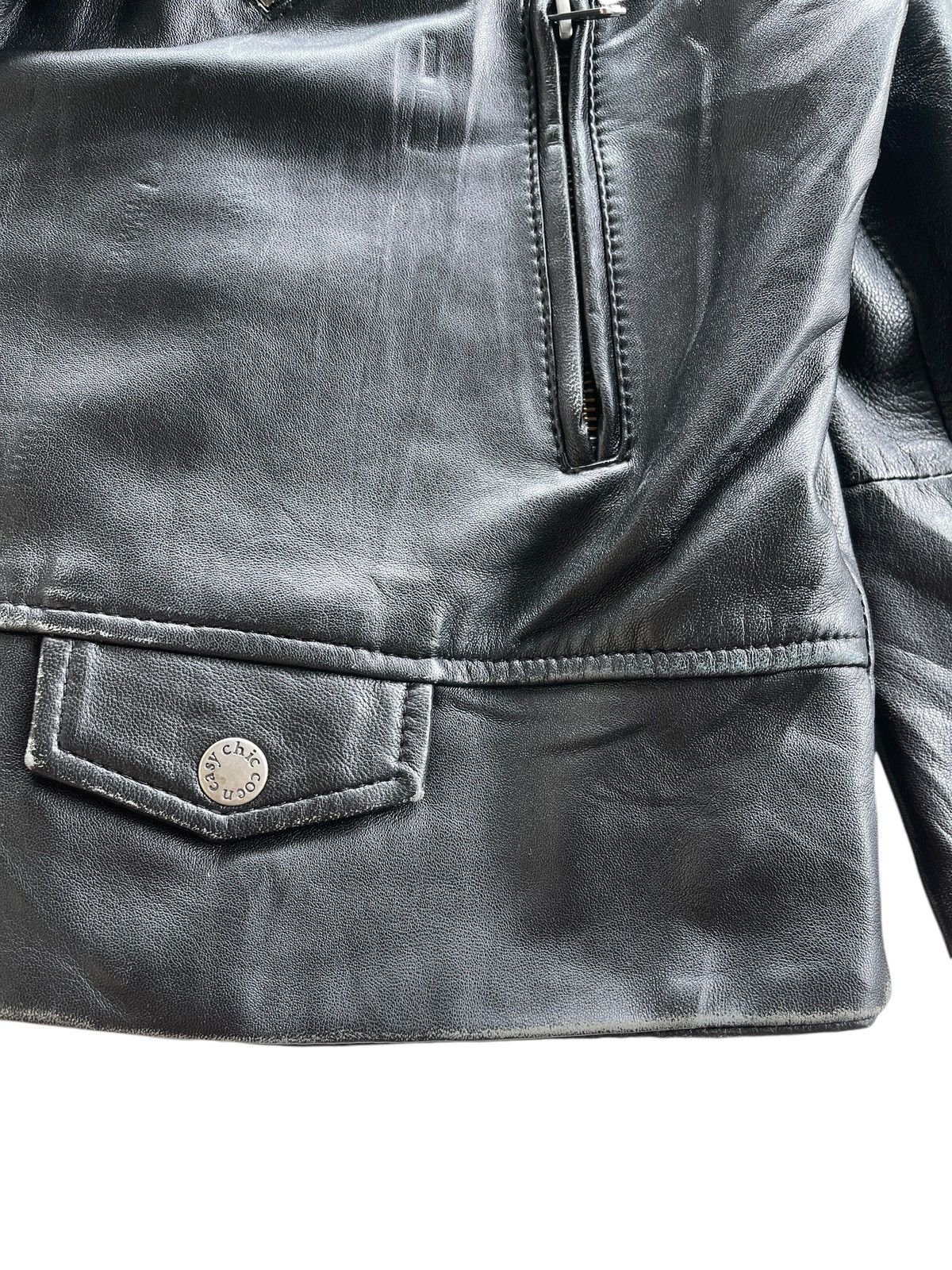 14th Addiction Coen Double Collar Soft Lambskin Biker Jacket Size S / US 4 / IT 40 - 10 Thumbnail