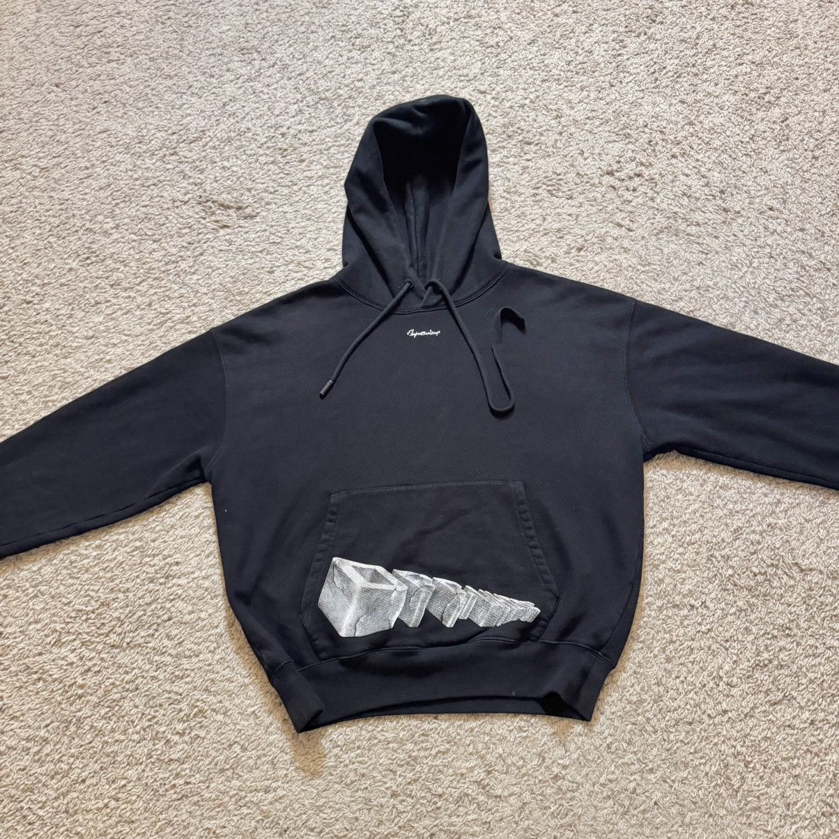 Off-White Off-White Black Pullover Leopard Girl Graphic Hoodie Size US L / EU 52-54 / 3 - 2 Thumbnail