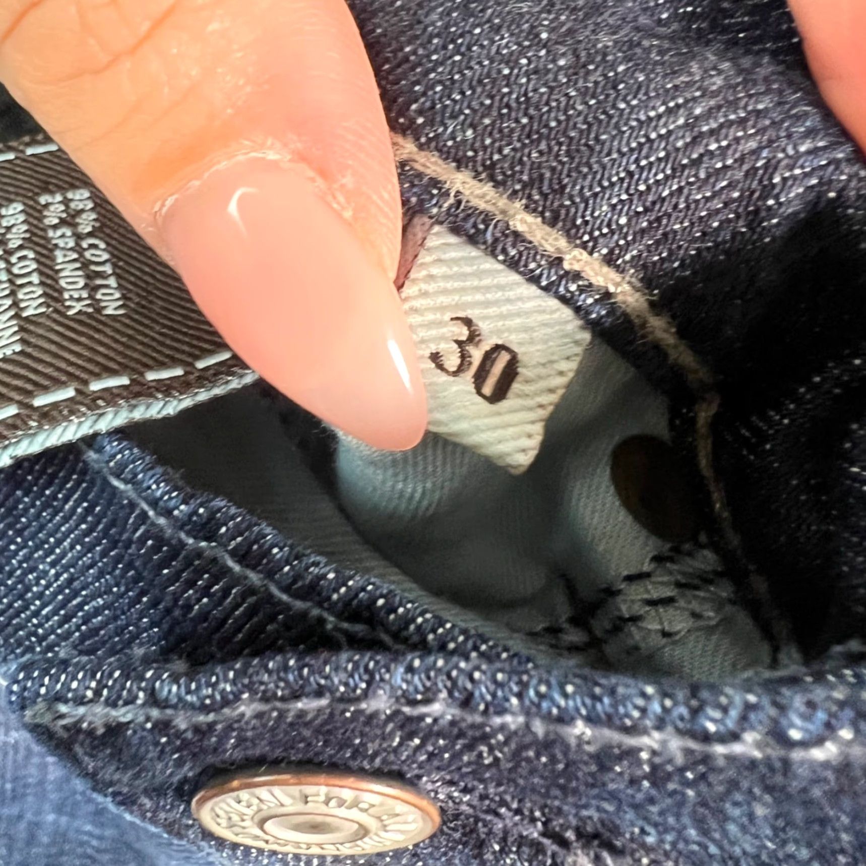 7 For All Mankind 7 For All Mankind Austyn Jeans Mens 30 Dark Wash Denim Relaxed Straight 5-Pocket USA Vintage No N/A Size US 30 / EU 46 - 5 Thumbnail