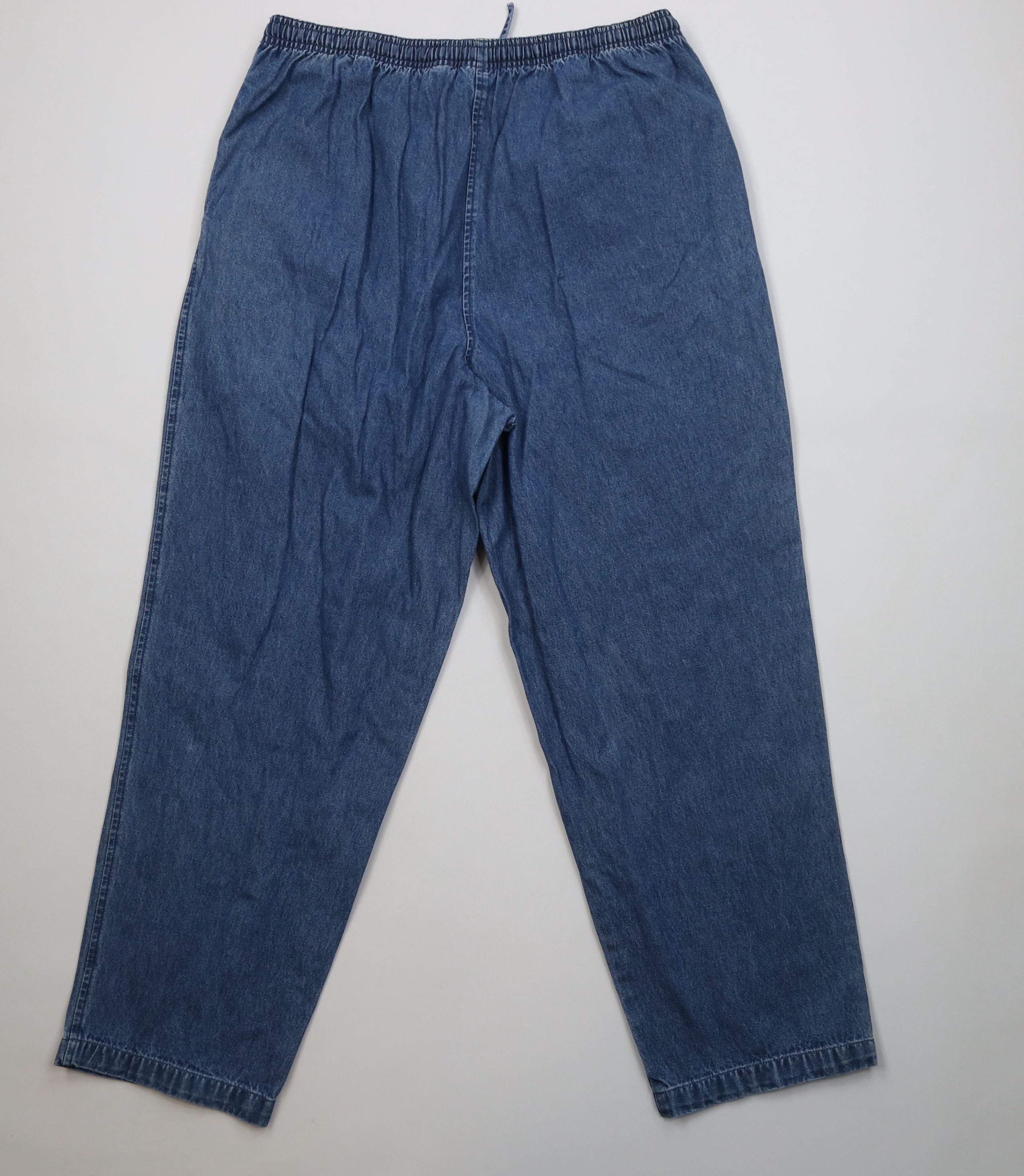 Vintage Vintage 90s Streetwear Relaxed Fit Denim Jeans Blue Cotton Size 40" / US 18 - 8 Thumbnail