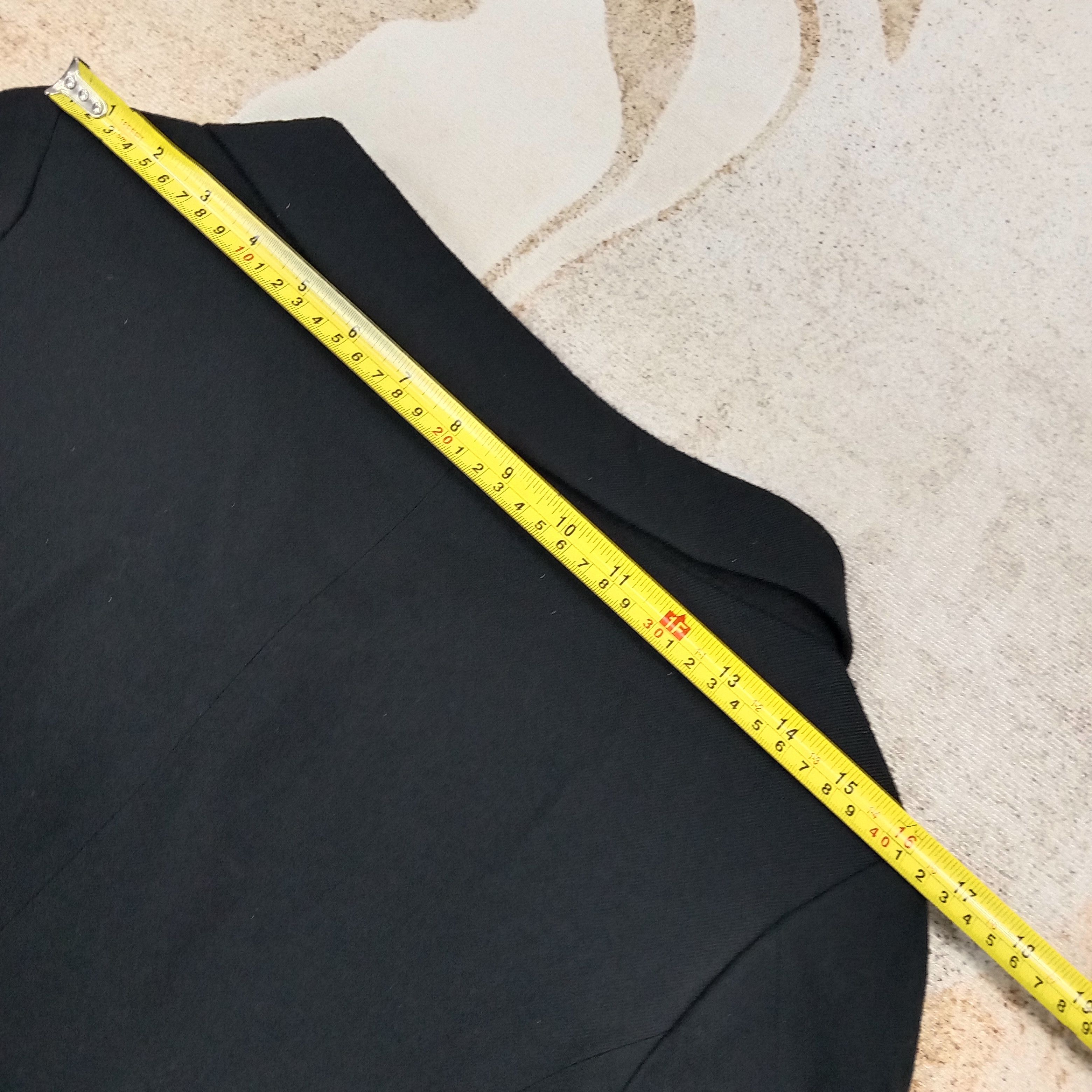 Yohji Yamamoto Yohji Yamamoto Noir Designer Blazer C268N27 Size XS / US 0-2 / IT 36-38 - 6 Thumbnail