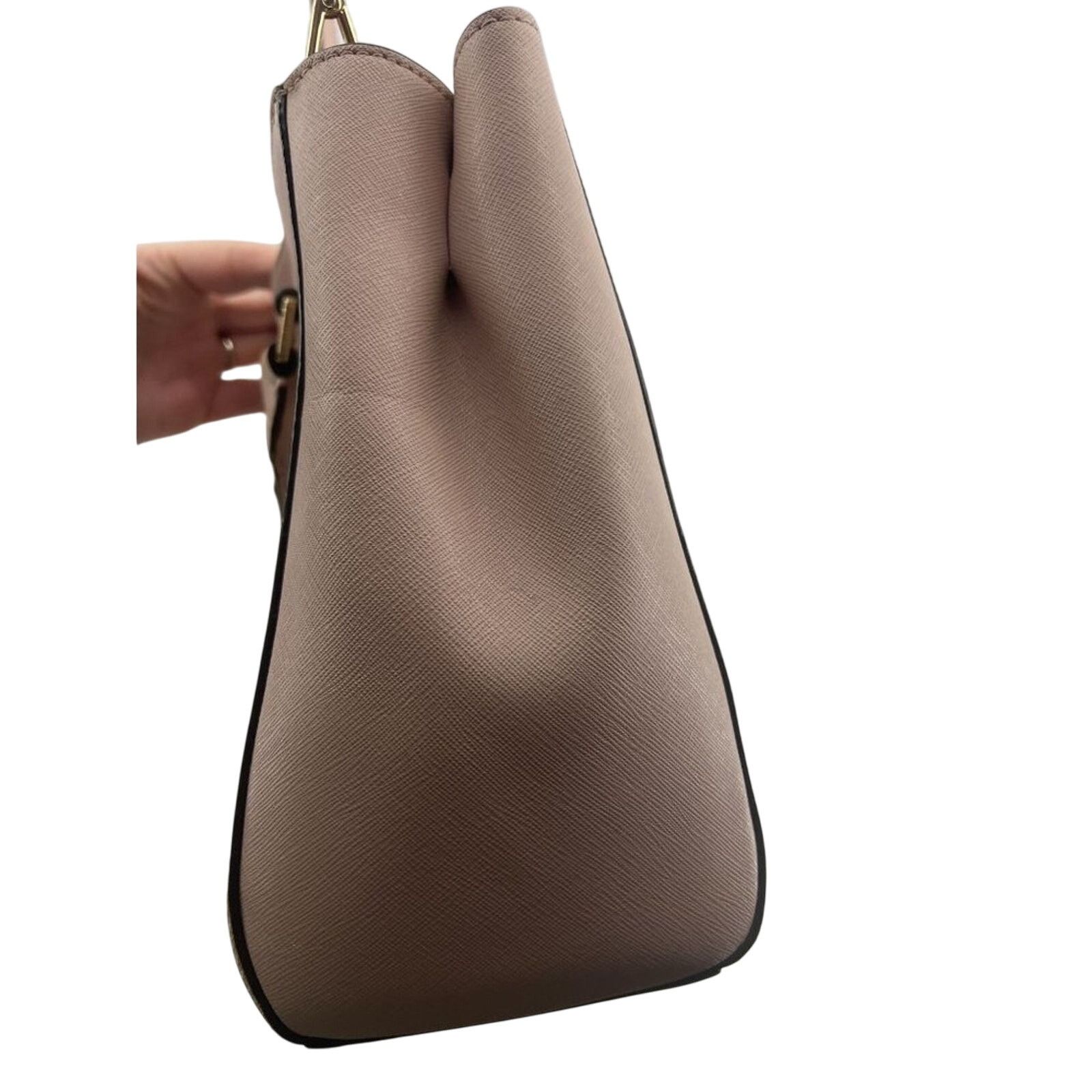 Michael Kors MICHAEL KORS Kellen Med Convertible Satchel Khaki Tan Size ONE SIZE - 9 Thumbnail