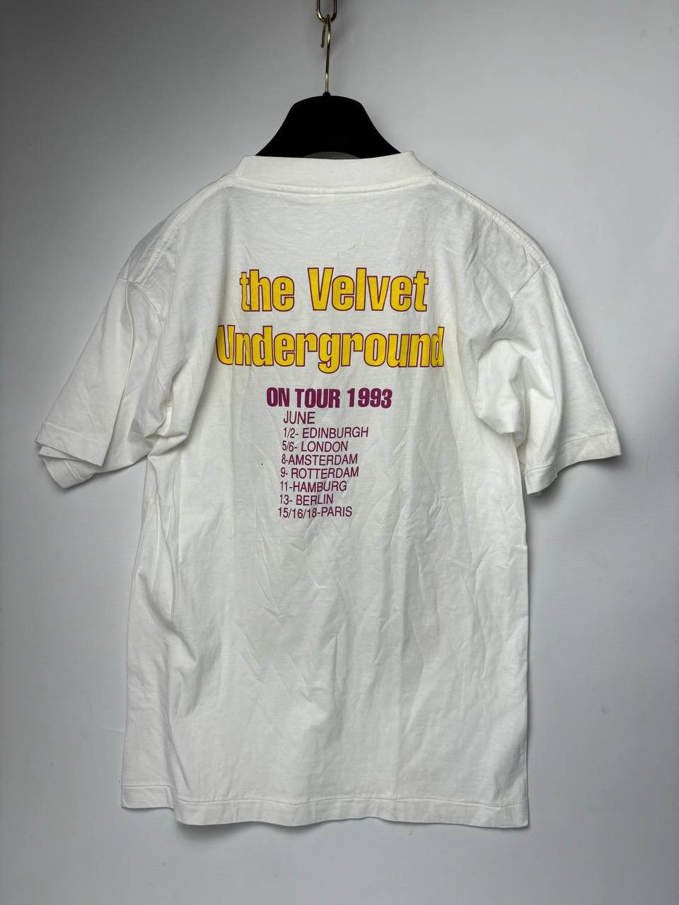 Band Tees 1993 the Velvet Underground On Tour Tee Size US L / EU 52-54 / 3 - 2 Thumbnail