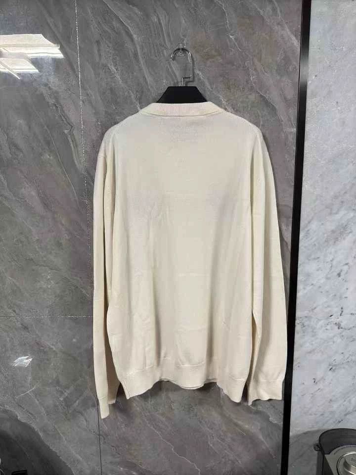 Louis Vuitton Louis Vuitton Intarsia jacquard cashmere T-shirt Size US XL / EU 56 / 4 - 4 Thumbnail