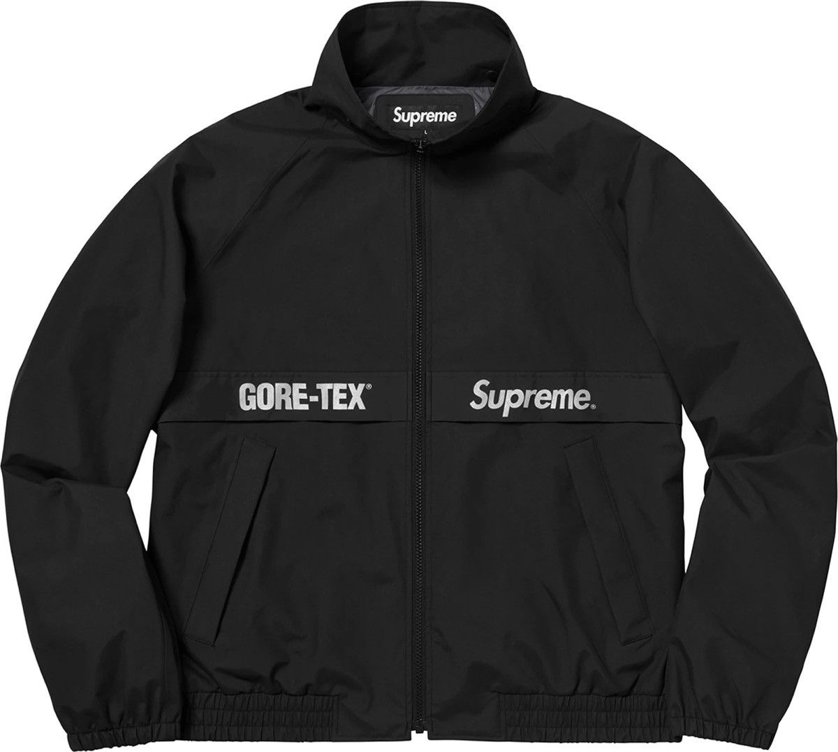 Supreme Supreme GORE-TEX Court Jacket Black Large FW18 | Grailed