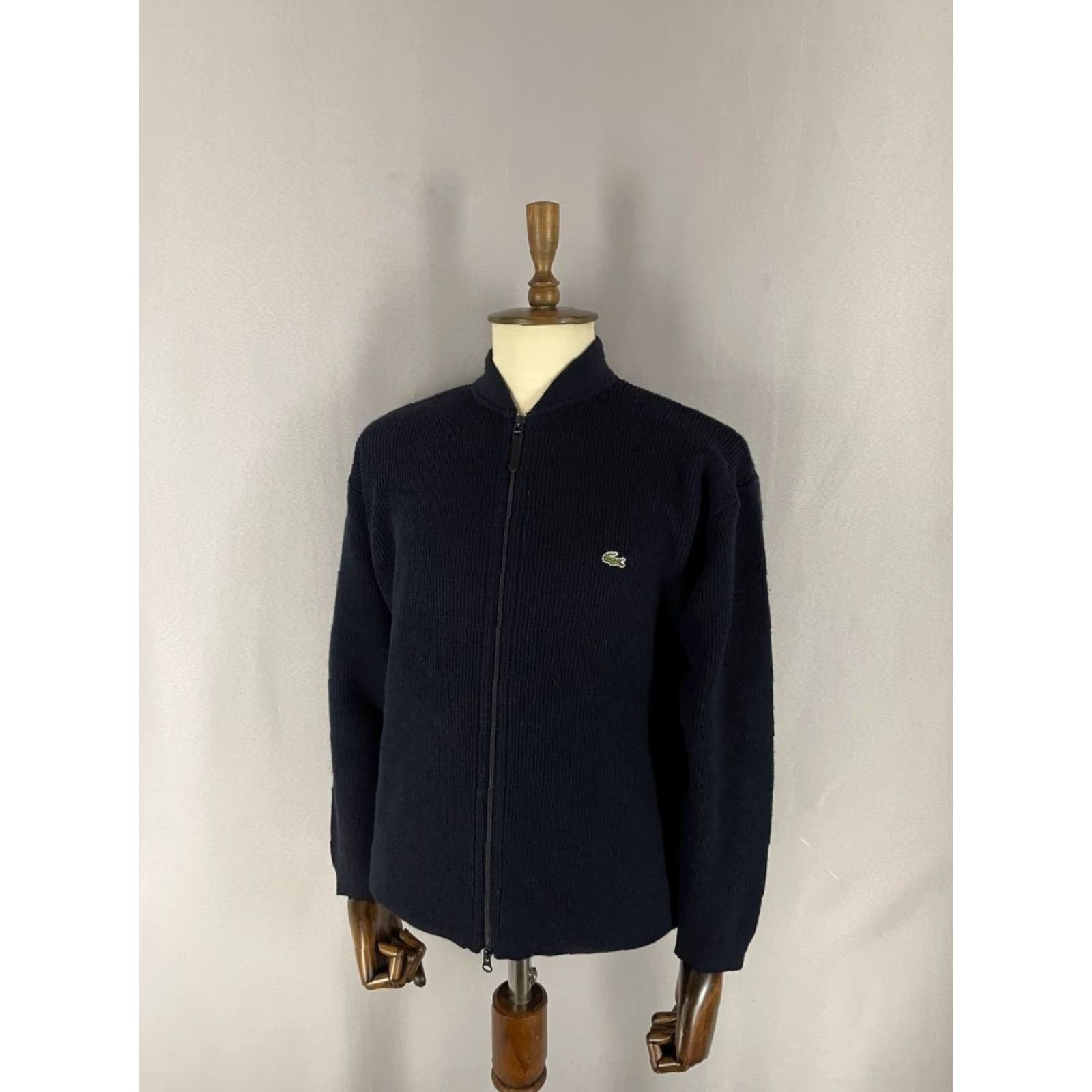 Lacoste Lacoste Cardigan Sweater Mens Regular Size 4 Black Wool Zipper Long Sleeve Cardigan Size US S / EU 44-46 / 1 - 2 Thumbnail