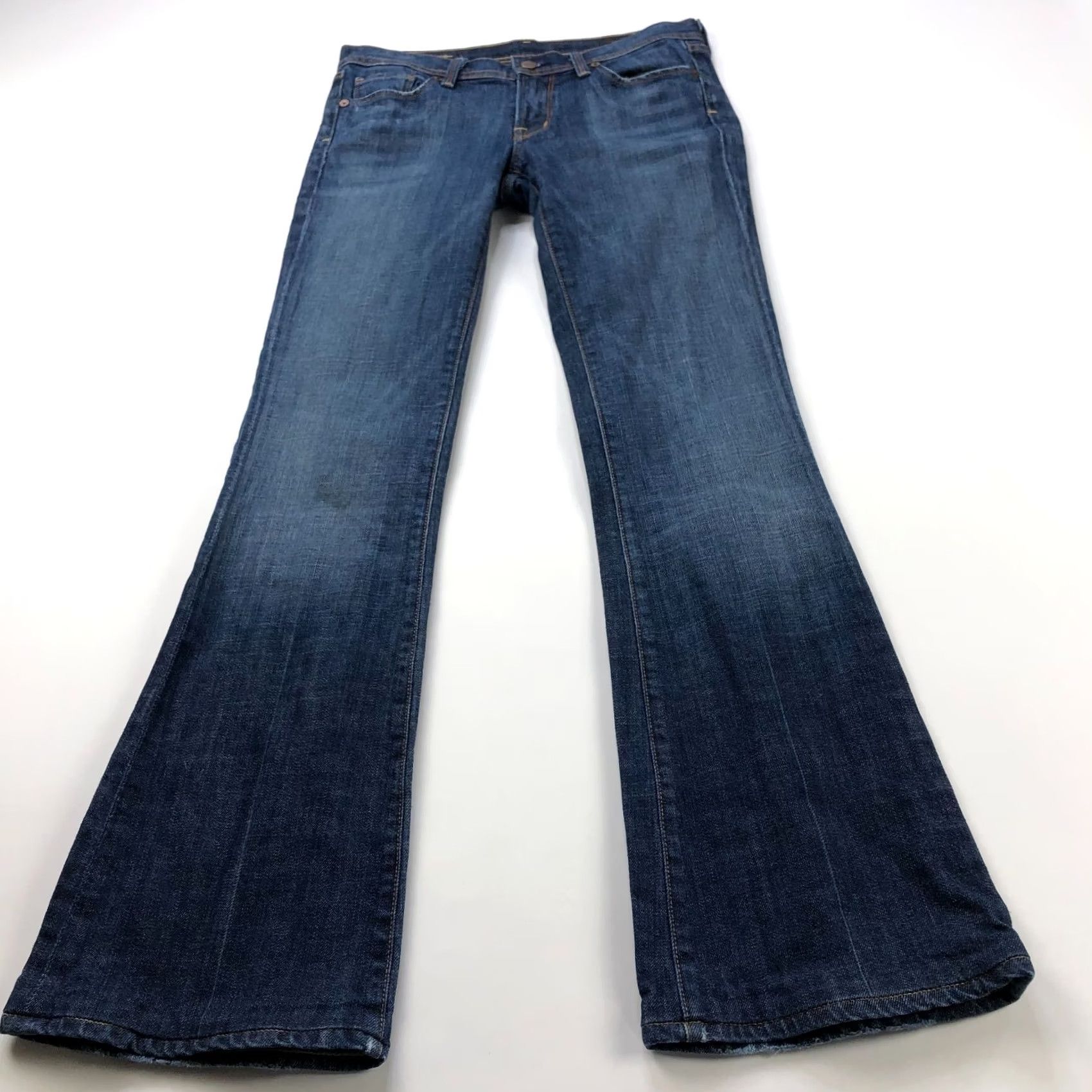 Citizens Of Humanity Citizens of Humanity Ingrid #002 Low Waist Flare 27 Jeans 31W 32L Blue 5-Pocket Stretch Denim Regular Women Size 27" / US 4 / IT 40 - 4 Thumbnail