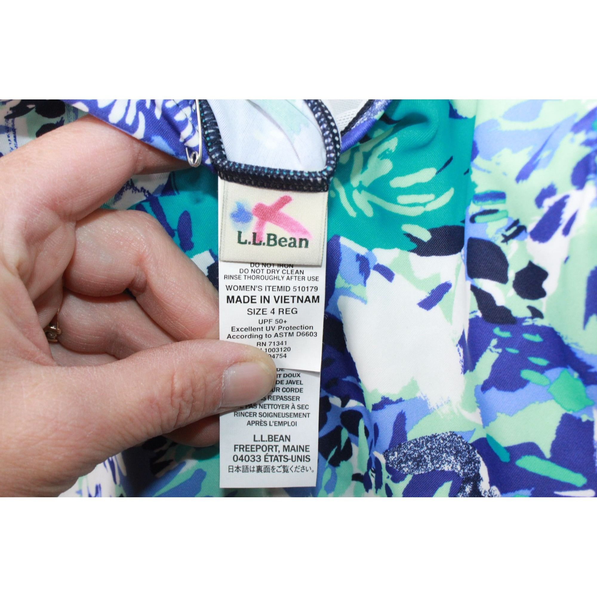 L.L. Bean LL Bean BeanSport Swimwear Scoopneck Tankini Top Size S / US 4 / IT 40 - 7 Thumbnail