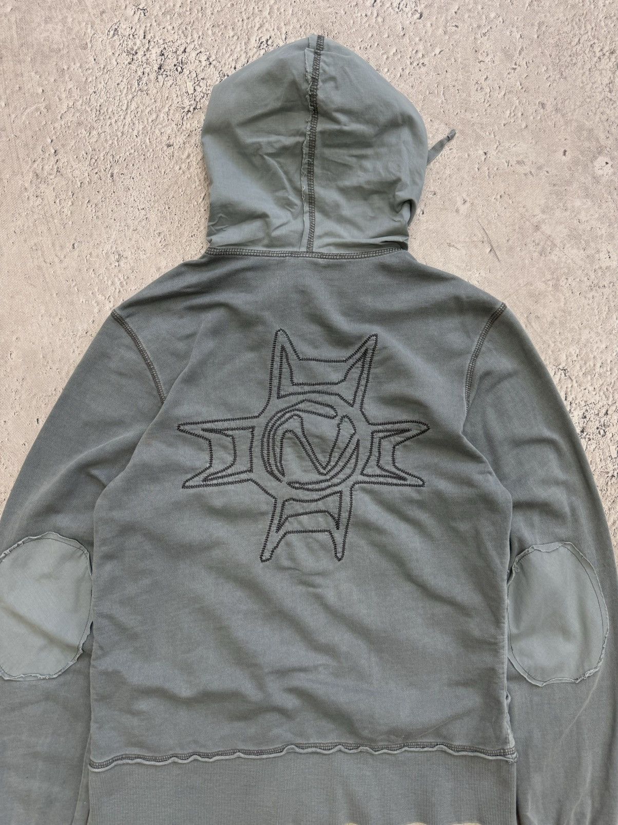 Hysteric Glamour × If Six Was Nine × Le Grande Bleu (L.G.B.) 2000s Japanese Punk Grunge DISTRESSES HOODIE Jacket opium Size US S / EU 44-46 / 1 - 9 Thumbnail