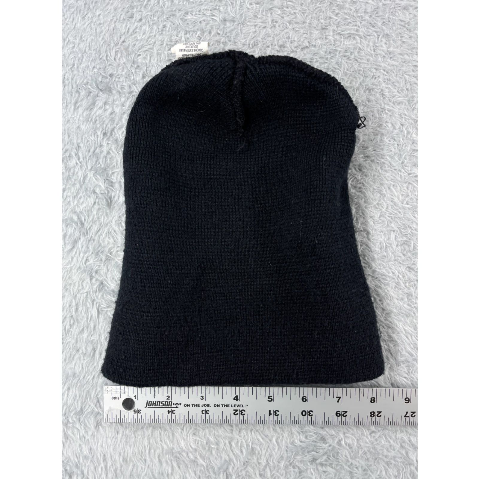 Vintage Target Beanie Hat Adults One Size Black Knit Acrylic Spandex Lightweight Adjustable Ski Size ONE SIZE - 4 Thumbnail