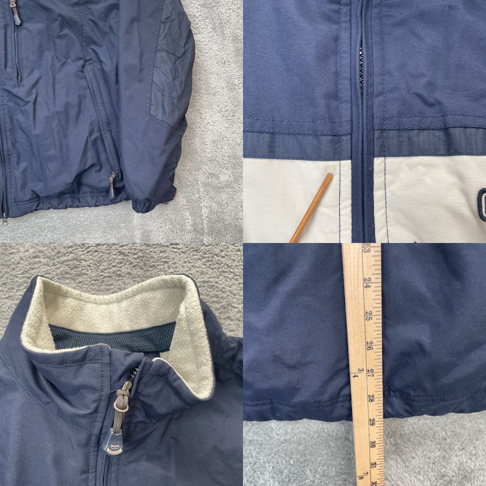 Abercrombie & Fitch VINTAGE Abercrombie And Fitch Jacket Mens XL Blue Full Zip Windbreaker 90s 80s Retro Outdoor Logo Zipper Pocket Lined Woolless Size US XL / EU 56 / 4 - 8 Thumbnail