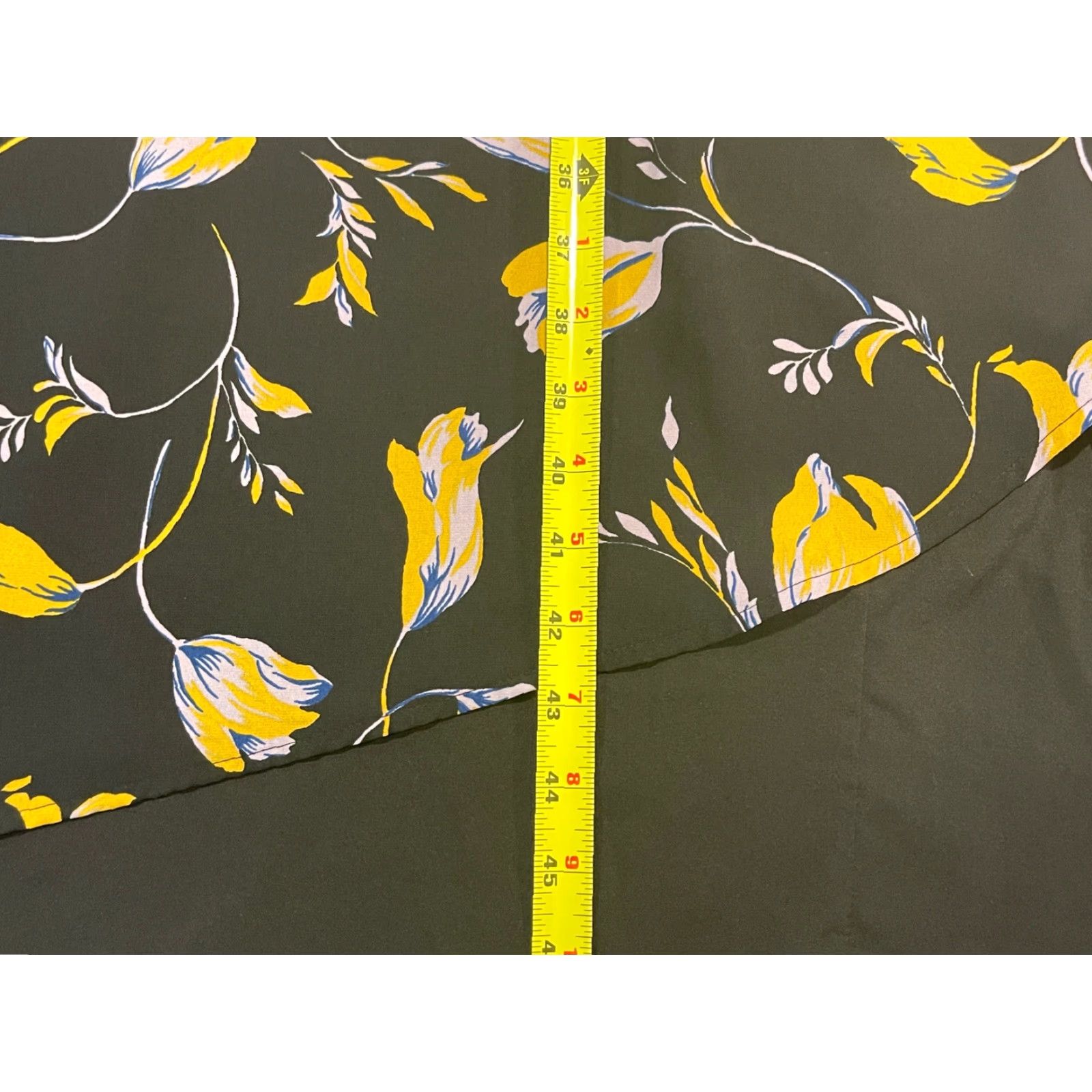 Vintage MODCLOTH POETIC PRESENCE FAUX WRAP BLACK YELLOW FLORAL DRESS Sz 3XL Size XXL / US 16-18 / IT 52-54 - 7 Thumbnail