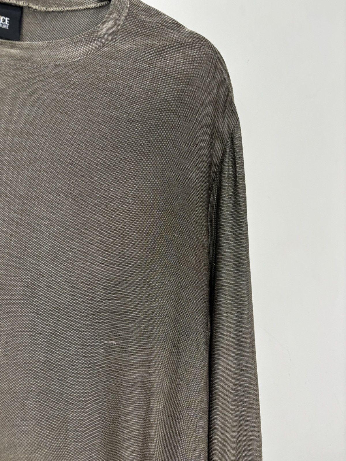 Versace Vintage Versace Jeans Couture Distressed Mesh Long Sleeve Size XL / US 12-14 / IT 48-50 - 3 Thumbnail