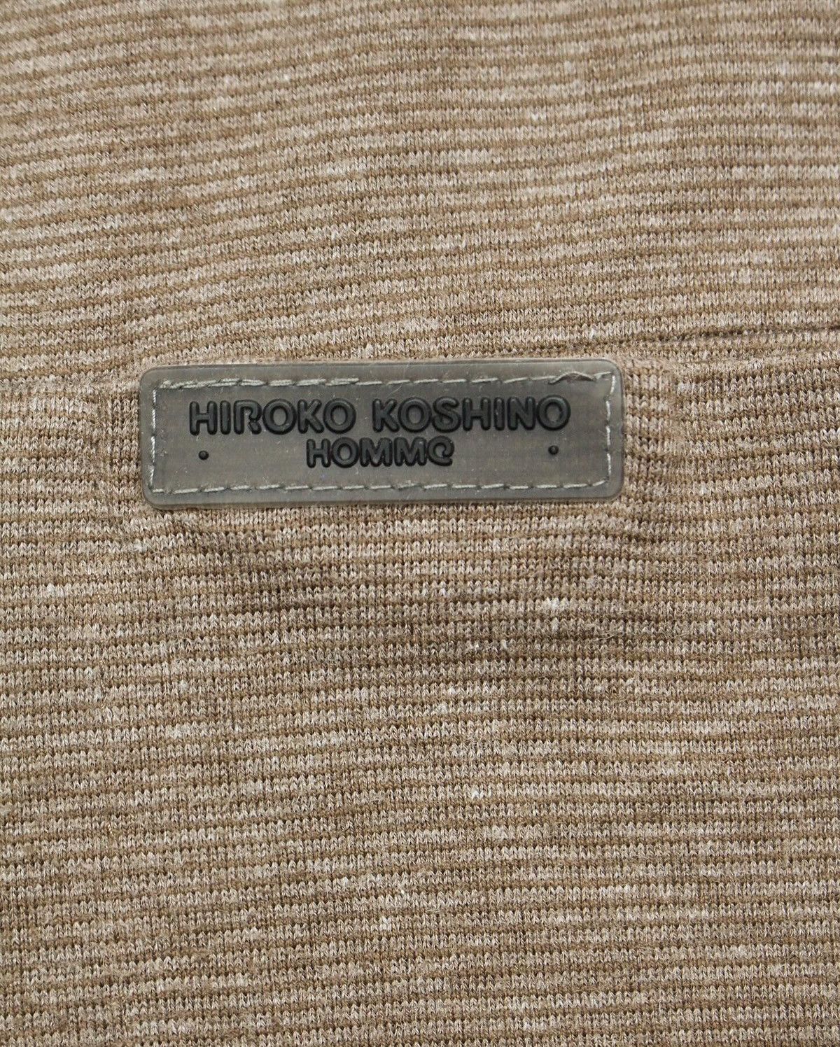 Designer × Hiroko Koshino Homme × Japanese Brand HIROKO KOSHINO POCKET TEE Size US L / EU 52-54 / 3 - 3 Thumbnail