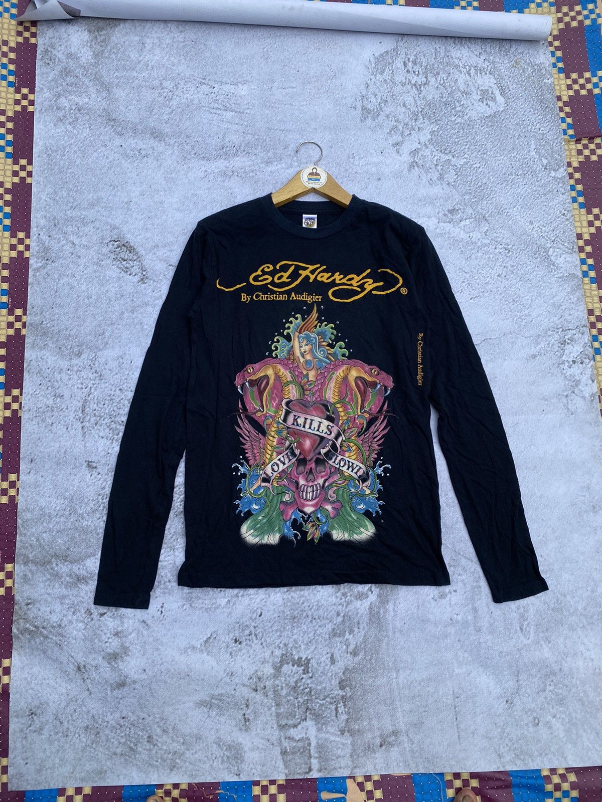 Christian Audigier × Ed Hardy Longsleeve Ed Hardy by Christian Audigier love kills slowly Size US S / EU 44-46 / 1 - 1 Thumbnail
