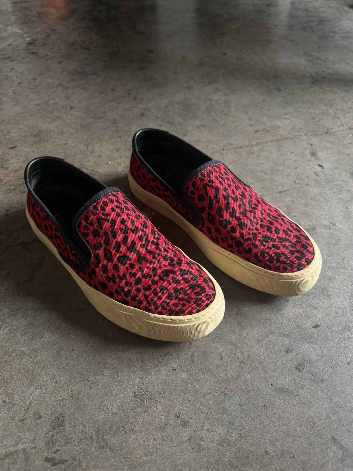 Saint Laurent Paris Rare runway exclusive baby cat Saint Laurent slipon shoes Size US 9 / EU 42 - 1 Thumbnail