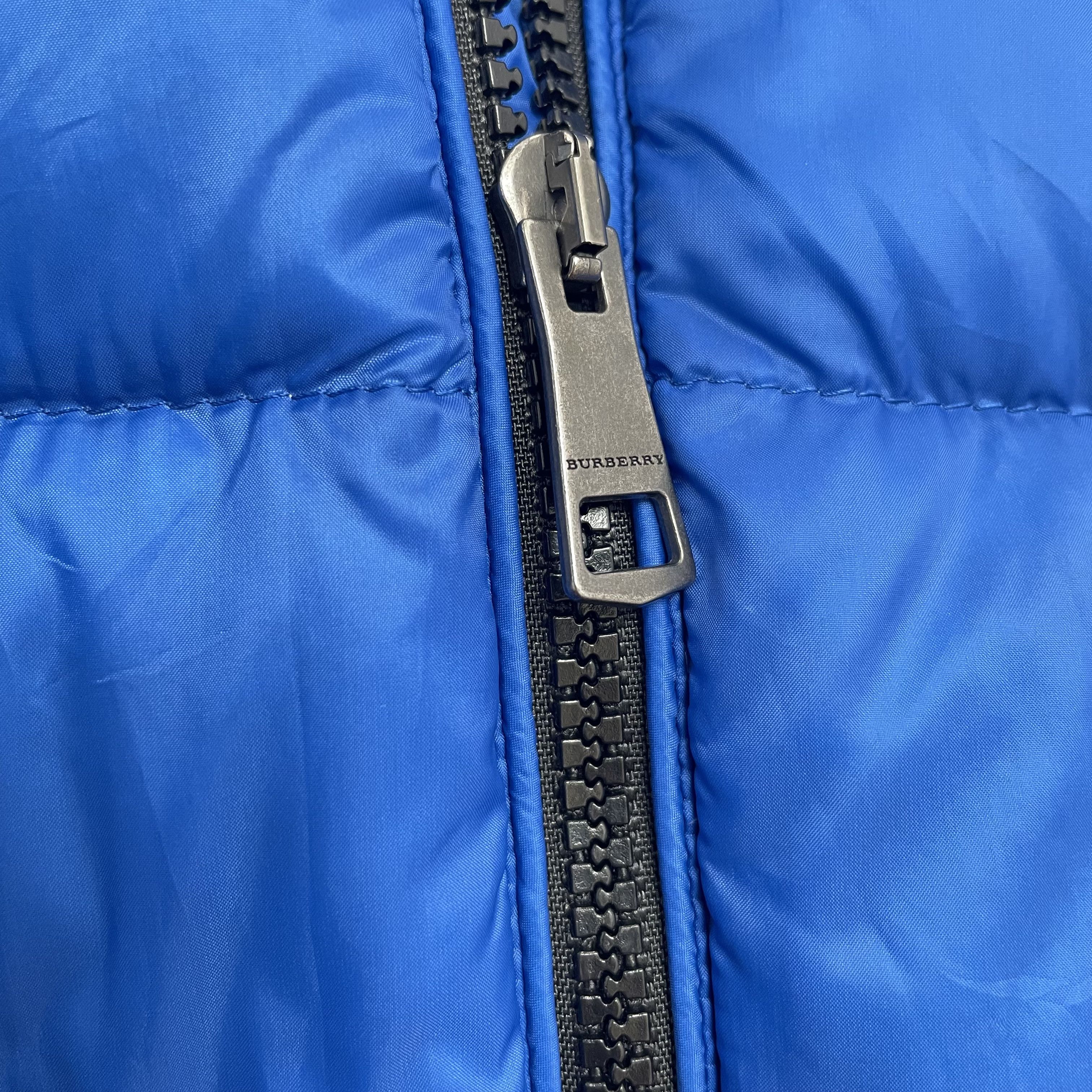 Burberry Burberry Hooded Down Jacket Blue (XL) Size US XL / EU 56 / 4 - 7 Thumbnail