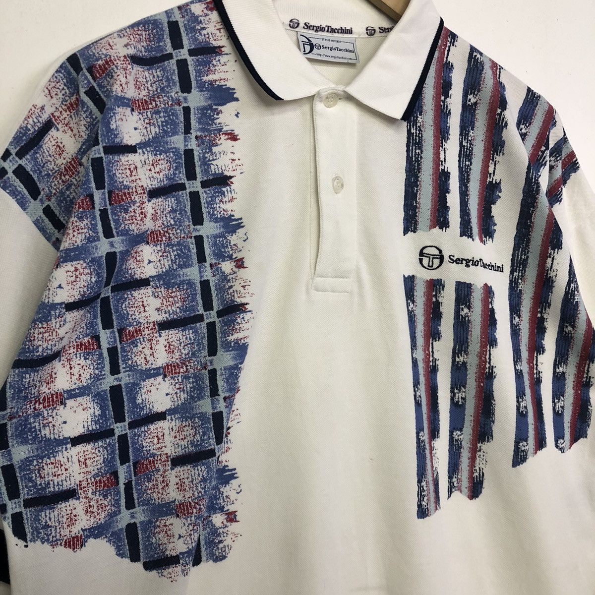 Sergio Tacchini Urban Renewal One-Of-A-Kind Sergio Tacchini Polo Top Size US L / EU 52-54 / 3 - 7 Thumbnail