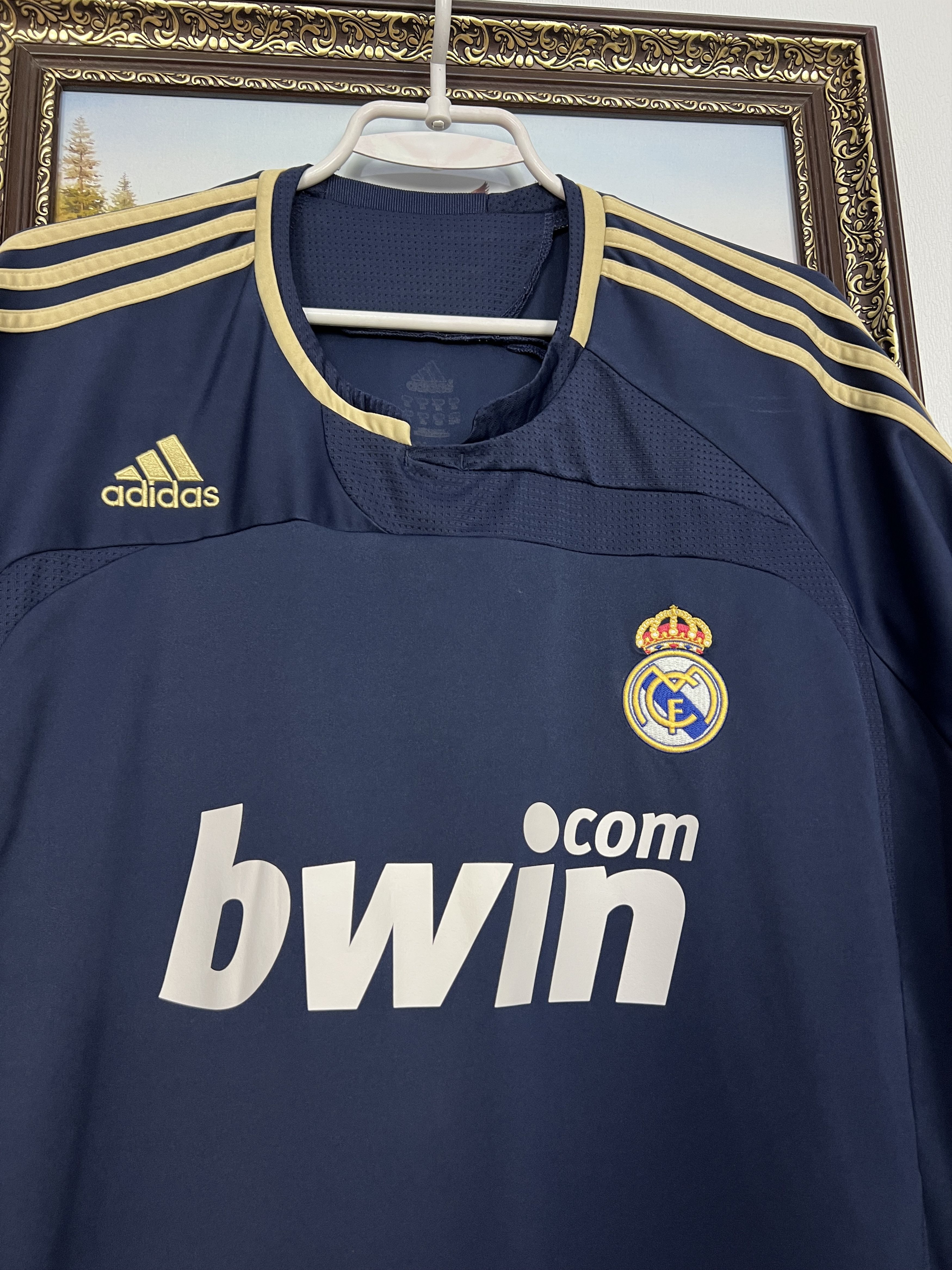 Adidas Real Madrid football shirt Soccer Jersey Camiseta Trikot Size US XL / EU 56 / 4 - 3 Thumbnail