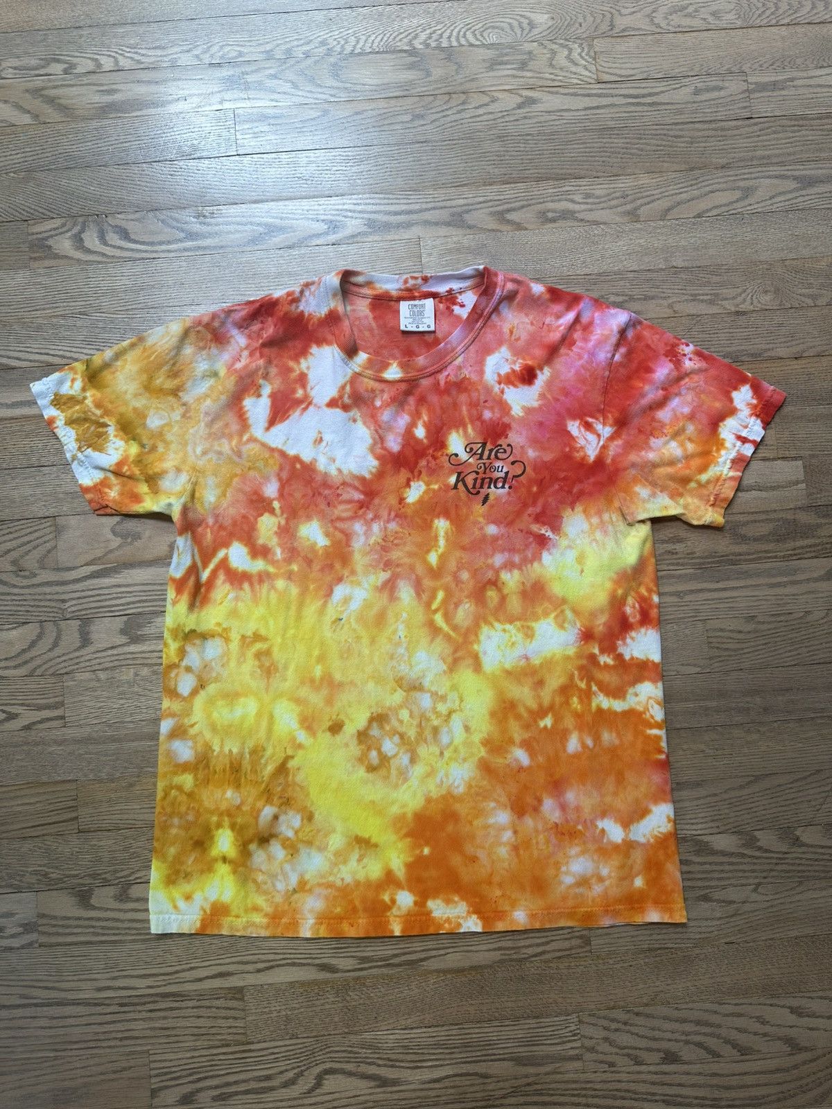Band Tees × Grateful Dead Are You Kind Dead Tour Tie Dye Shirt Size US L / EU 52-54 / 3 - 2 Thumbnail