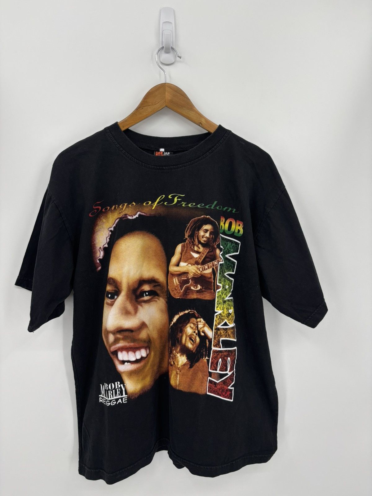 Vintage Vintage Y2K Bob Marley Rap Tee Size US XL / EU 56 / 4 - 1 Thumbnail