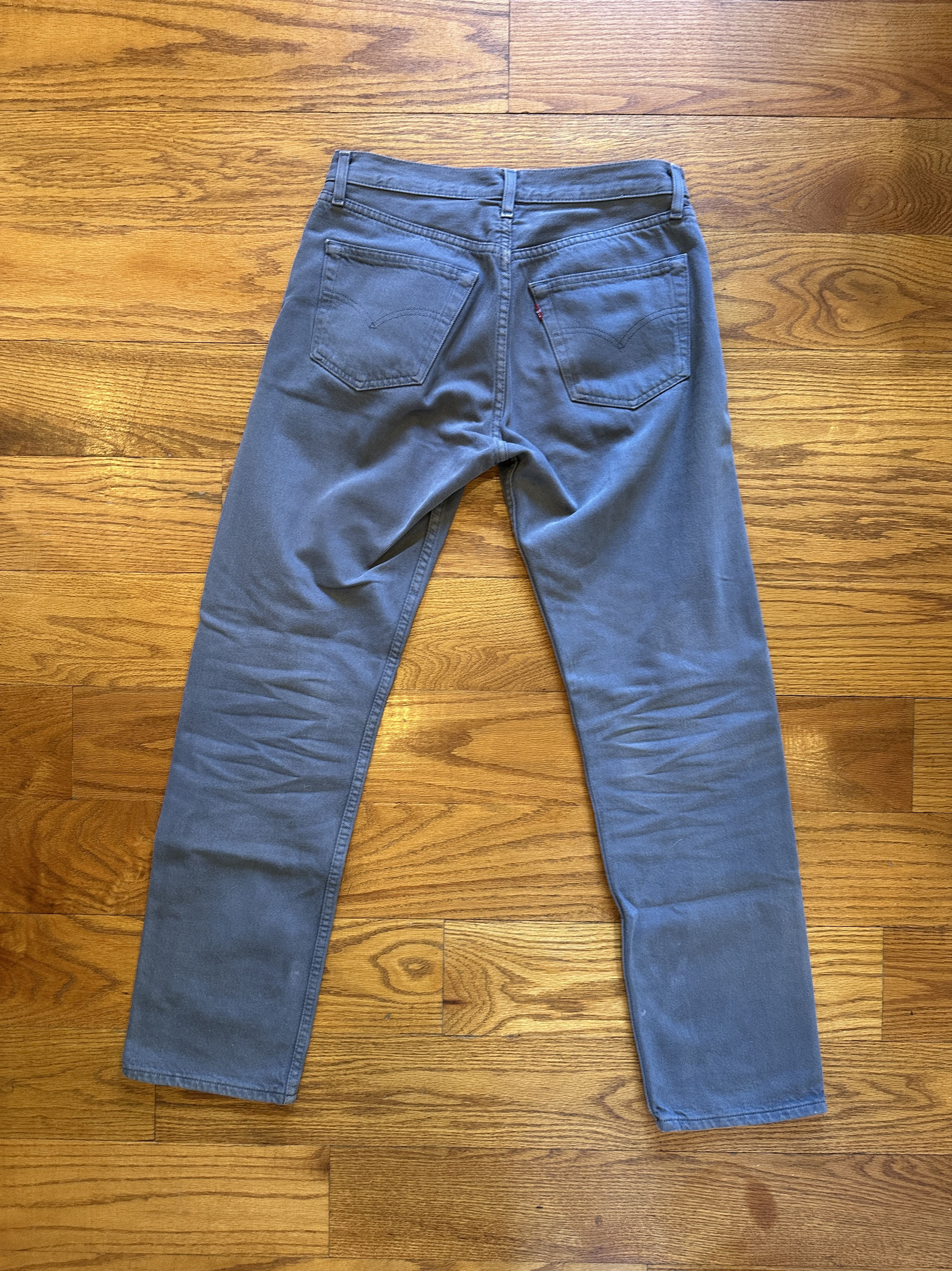 Levi's Vintage Levi's 501 Grey Denim 90s Size US 30 / EU 46 - 2 Thumbnail