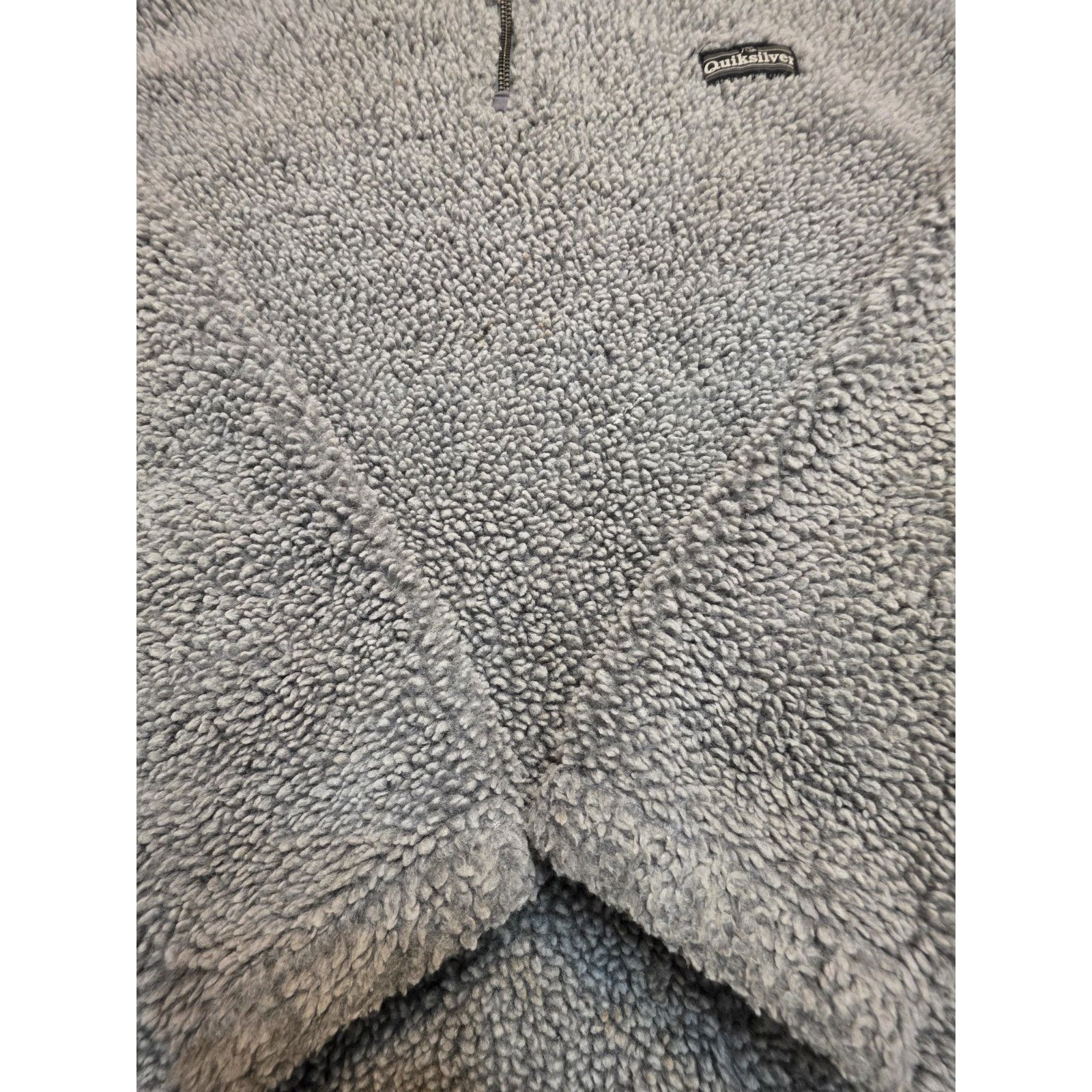 Quiksilver Quicksilver Men's Fleece Sherpa Grey 1/4 Zip Size Xl Jacket Size US XL / EU 56 / 4 - 5 Thumbnail