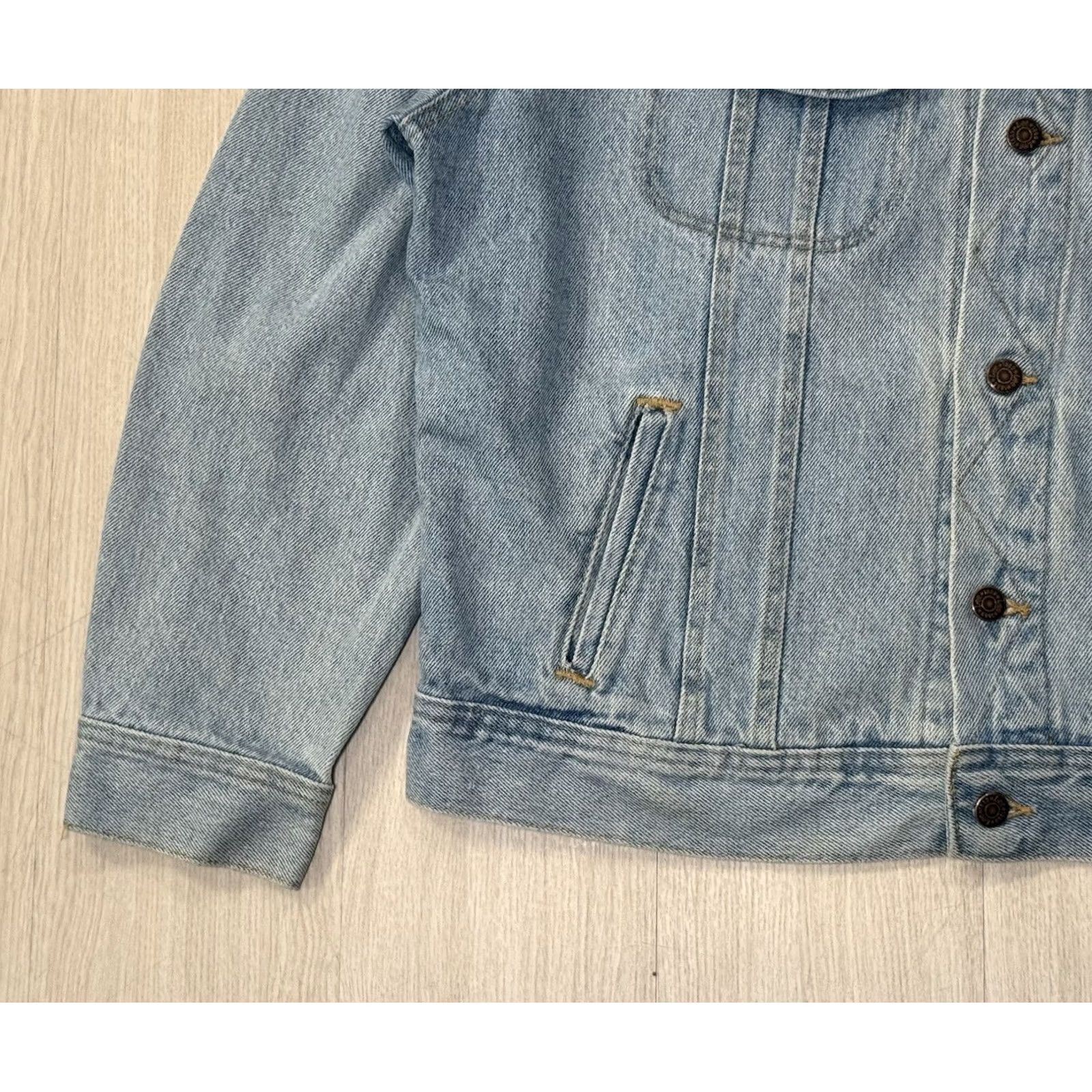 Lee VINTAGE Lee Riders Boston Chicken Denim Jacket XL Market Fast Food 80s Mens Blue Size US XL / EU 56 / 4 - 6 Thumbnail