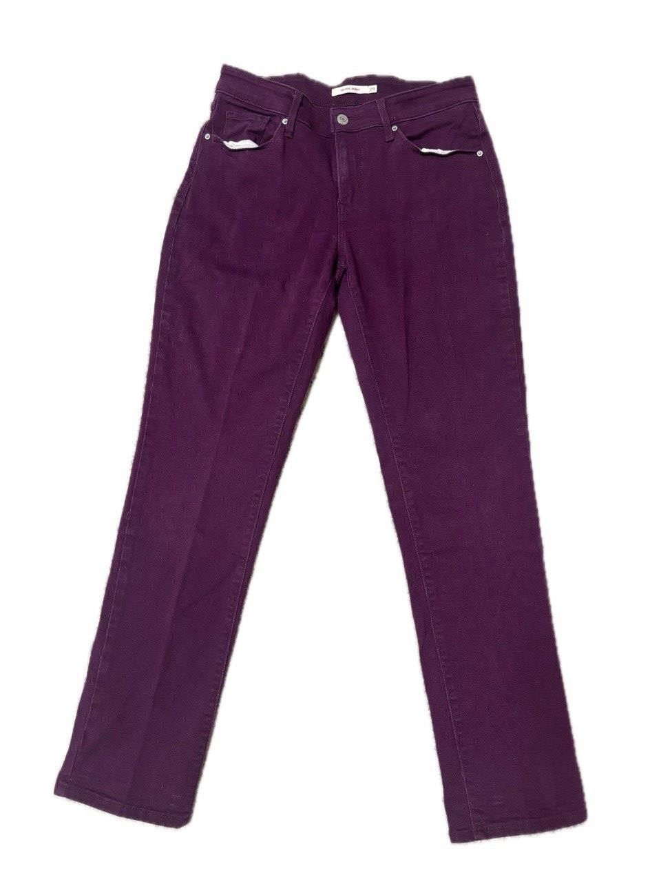 Levi's Levi’s 811 Skinny Jeans Women W29 L30 Plum Purple Size 29" - 15 Thumbnail