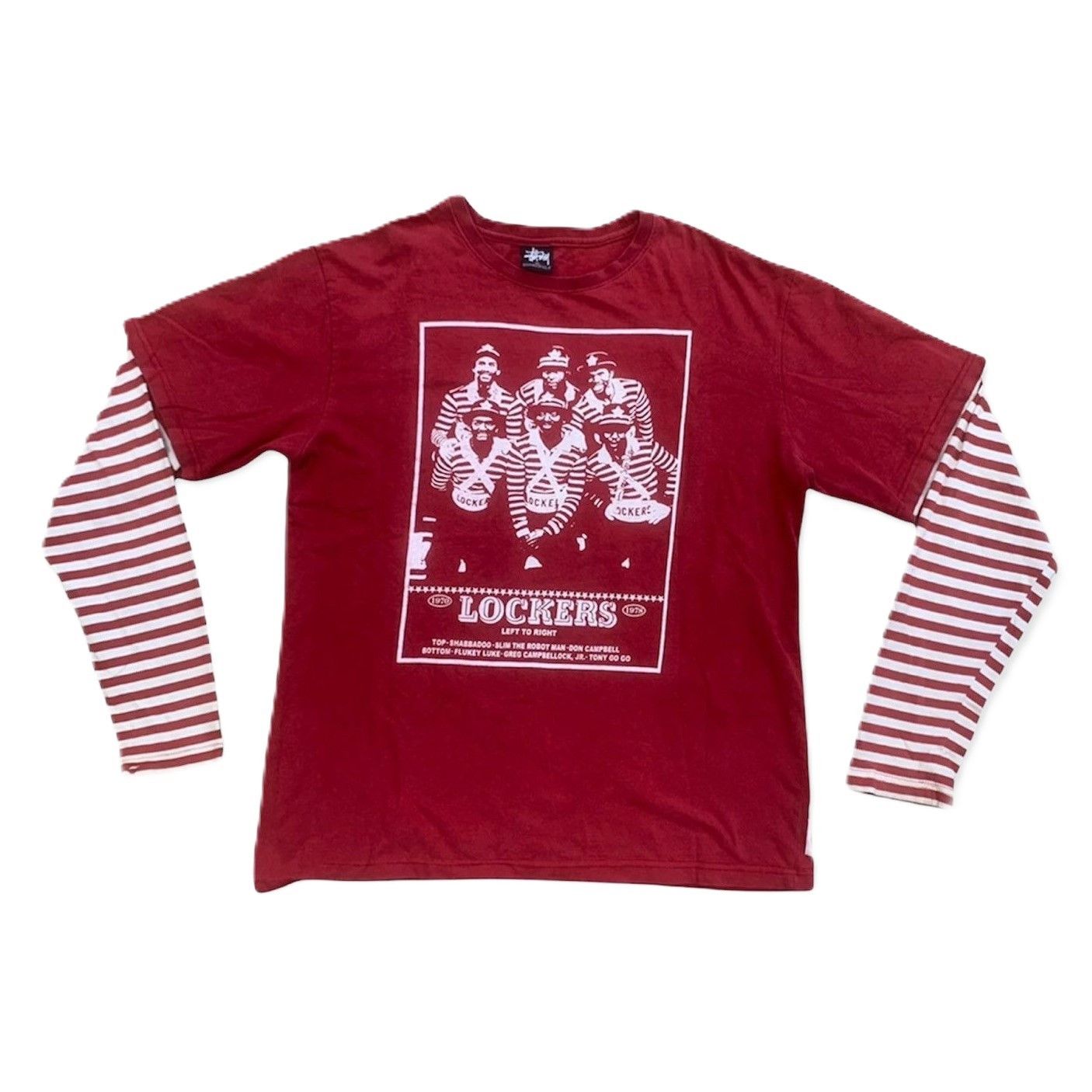 Stussy Vintage Stussy X The Lockers American Street Dance T-Shirt Size US XL / EU 56 / 4 - 2 Thumbnail