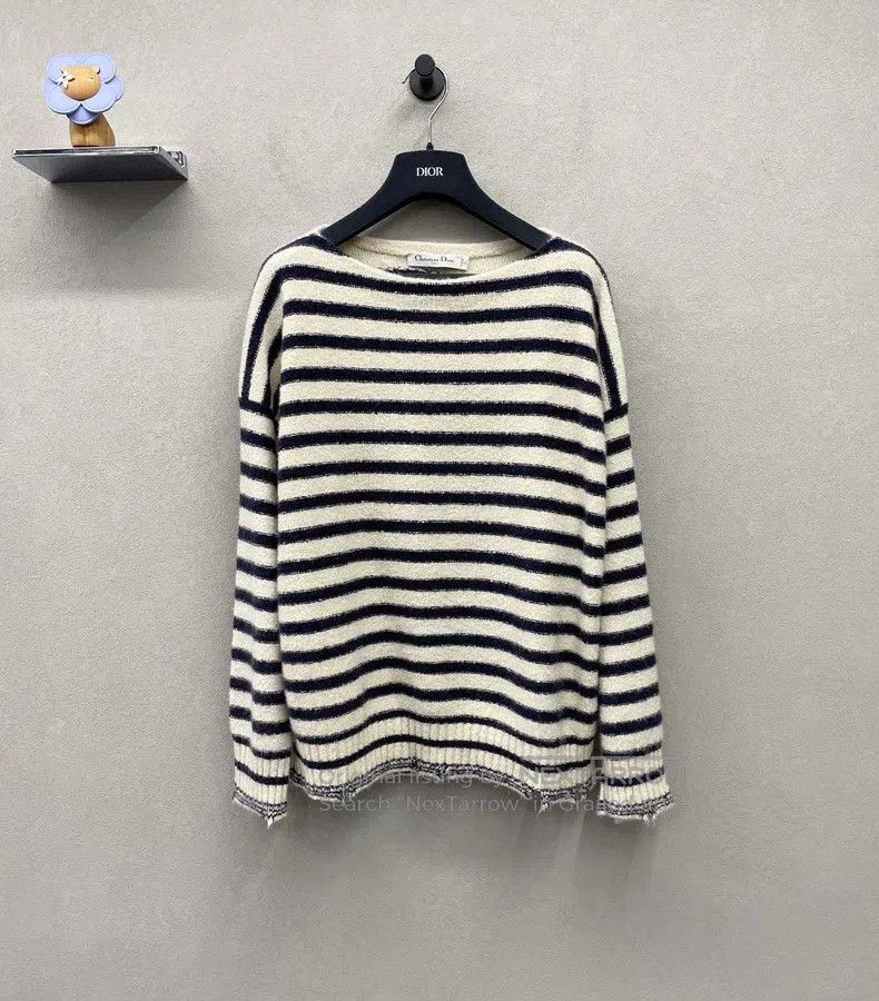 Dior Dior Beige striped sweater Size XS / US 0-2 / IT 36-38 - 1 Thumbnail