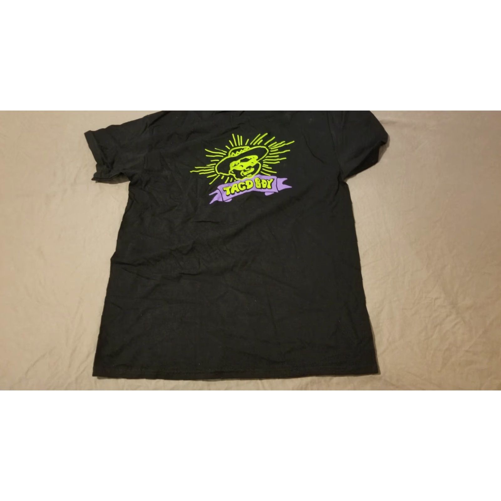 Gildan Gildan Mens Shirt M Black Cotton Taco Boy Novelty Shirt Mens M Black Cotton Taco Boy Novelty Size US M / EU 48-50 / 2 - 6 Thumbnail