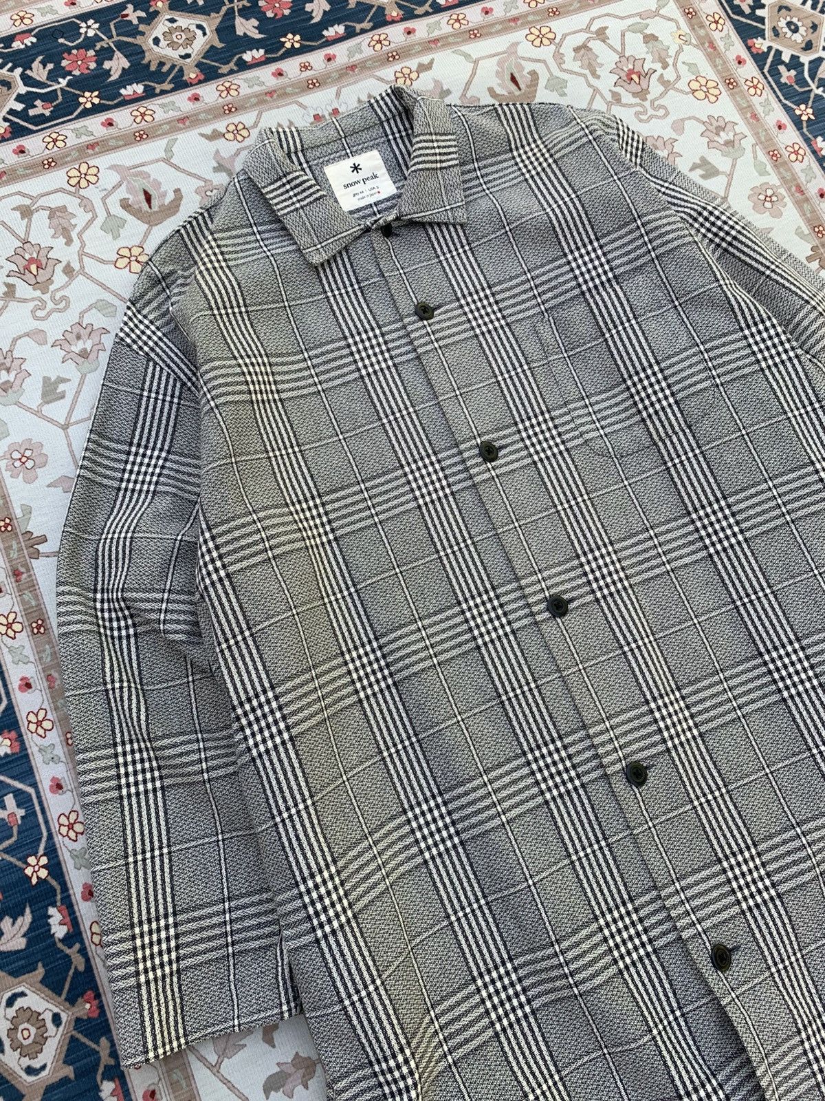 Snow Peak SNOW PEAK PLAID PATTERNED LONG COAT Size US L / EU 52-54 / 3 - 2 Thumbnail