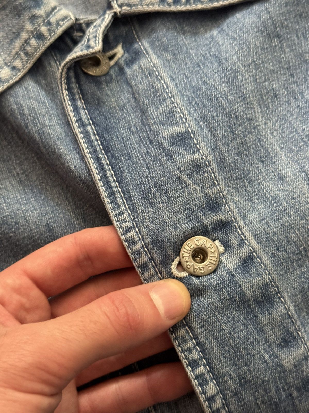 Gap Vintage 00’s GAP Sanforized Jeans Denim Workwear Jacket Size US L / EU 52-54 / 3 - 4 Thumbnail