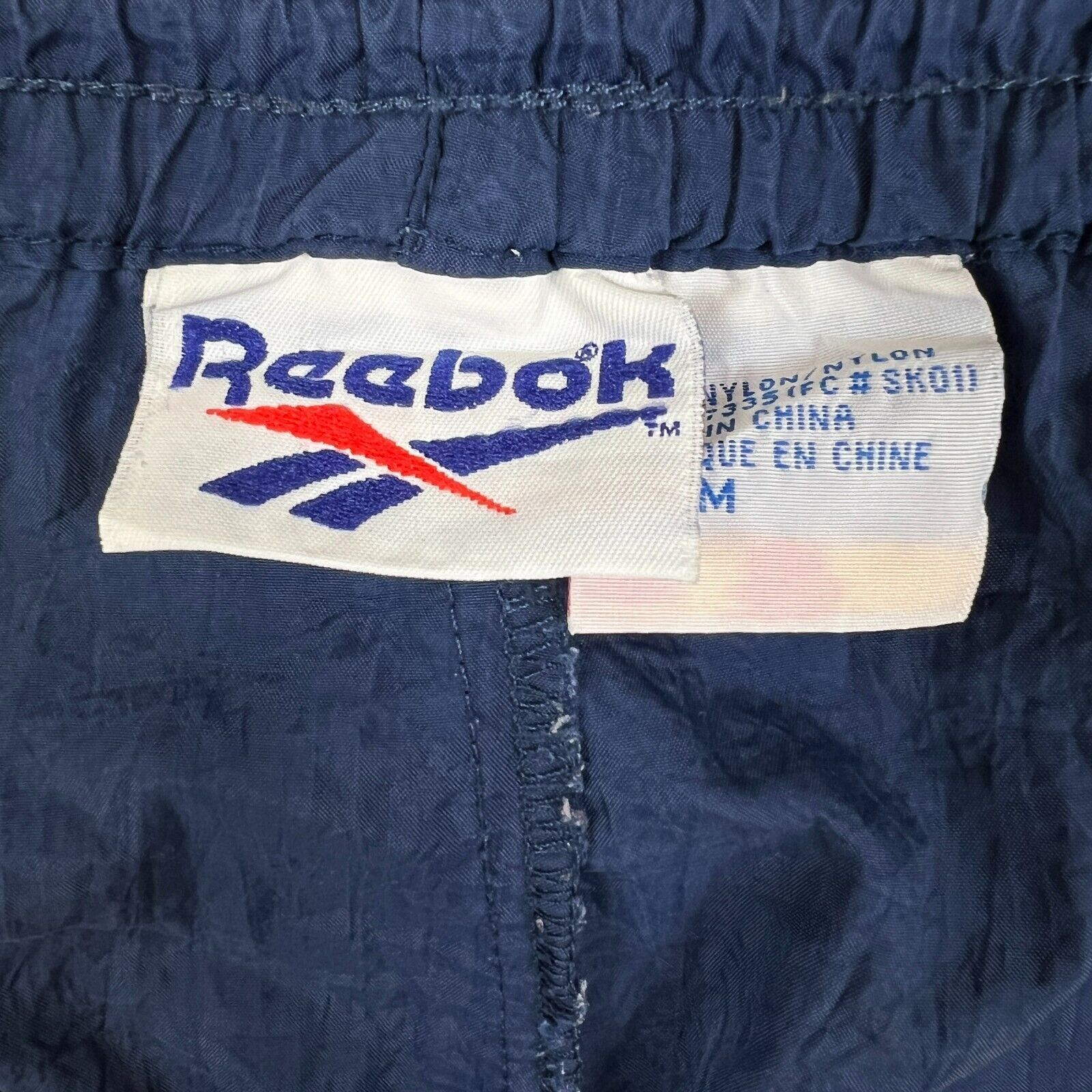 Reebok × Vintage Vintage Reebok Track Pants Medium Windbreaker 90s Jogger Size US 34 / EU 50 - 7 Thumbnail