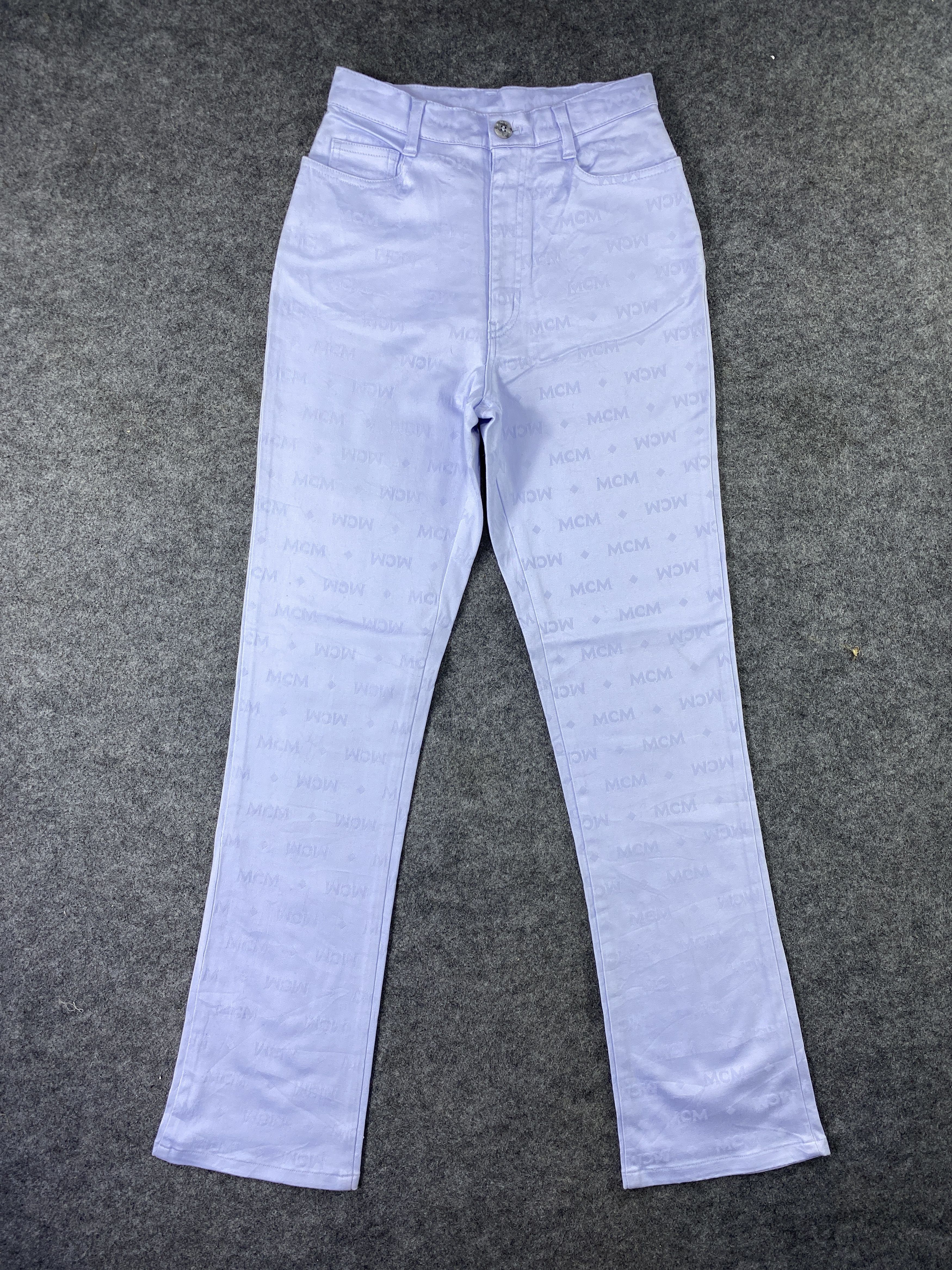 MCM Vintage MCM Monogram Jeans - J1094 Size 25" / US 0 / IT 36 - 1 Thumbnail