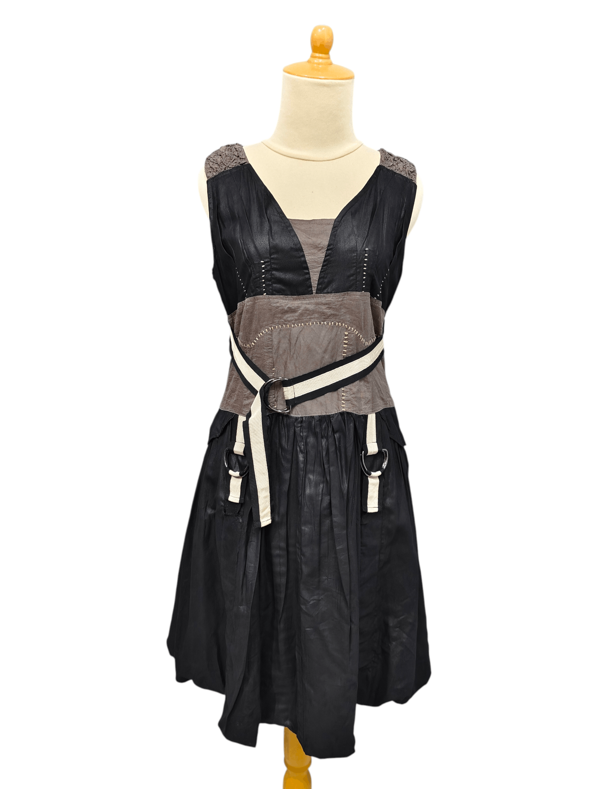 Le Grande Bleu (L.G.B.) 00s Mariagrazia panizzi❤️‍🔥Gothic Utility Harness Belt Dres Size M / US 6-8 / IT 42-44 - 1 Thumbnail