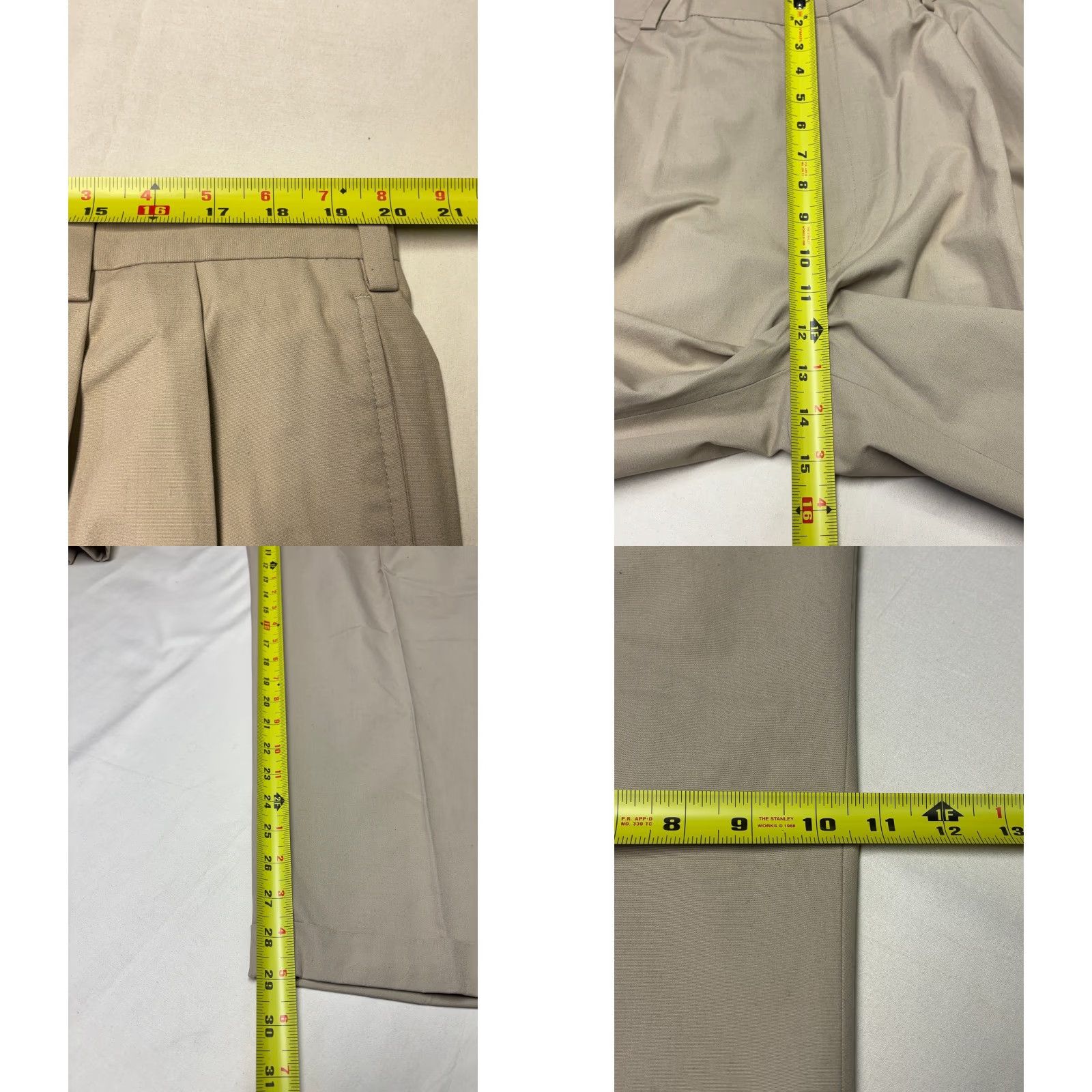 Vintage NWT JOS A BANK Mens Khaki Microsanded Poplin Pants 40x29 High Performance Size US 40 / EU 56 - 9 Thumbnail