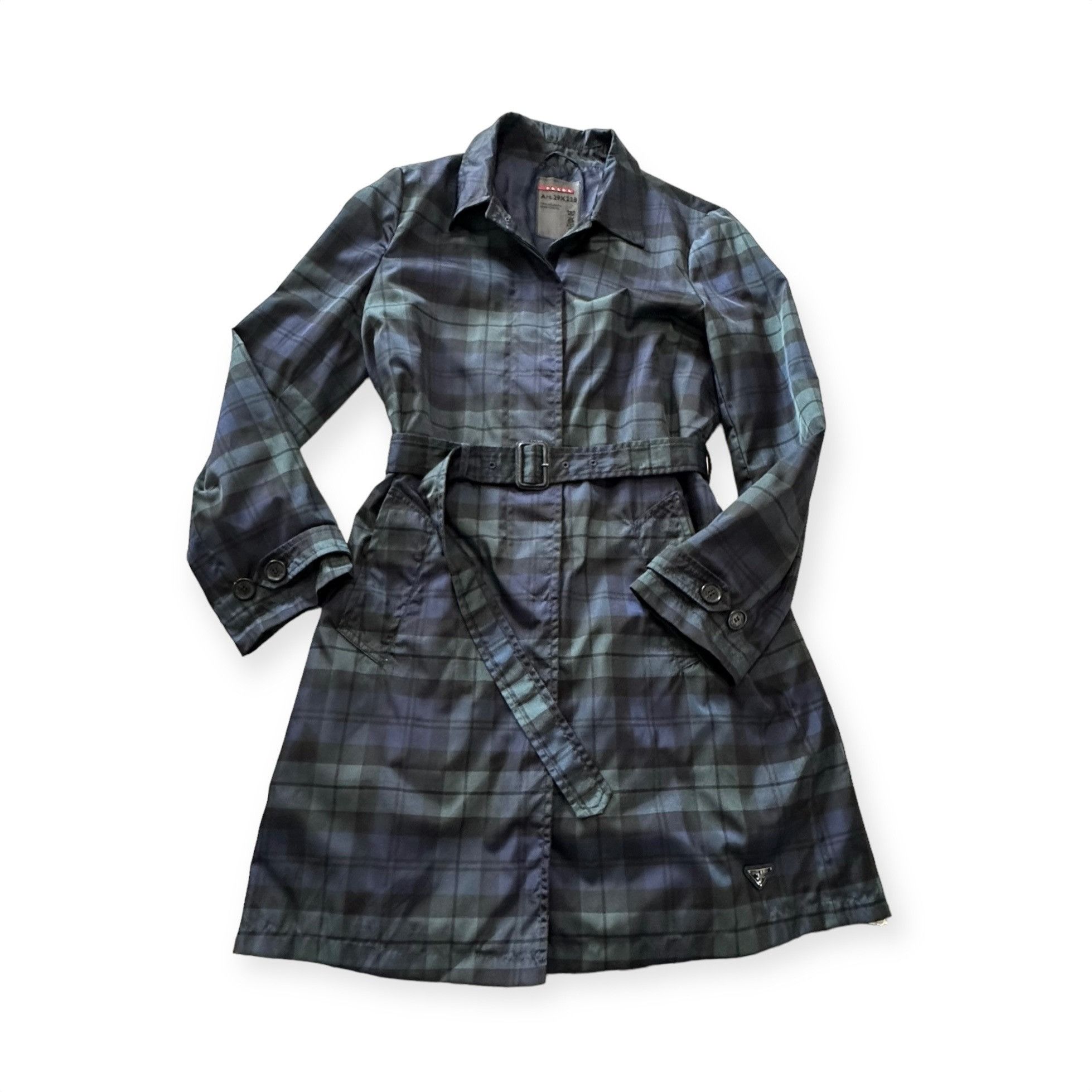 Prada Prada Nylon Single-breasted Trench Coat, Size 46 Italy, Tart Size L / US 10 / IT 46 - 3 Thumbnail